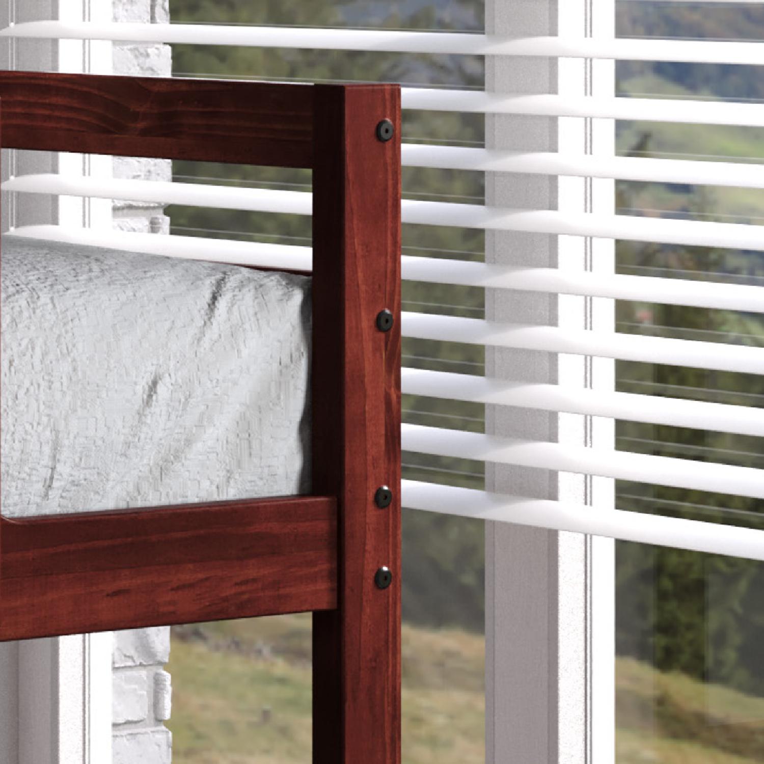  Donco Trading Company Promo Shaker 2305-TTCP Twin over Twin Bunkbed - Cappuccino IMAGE 5