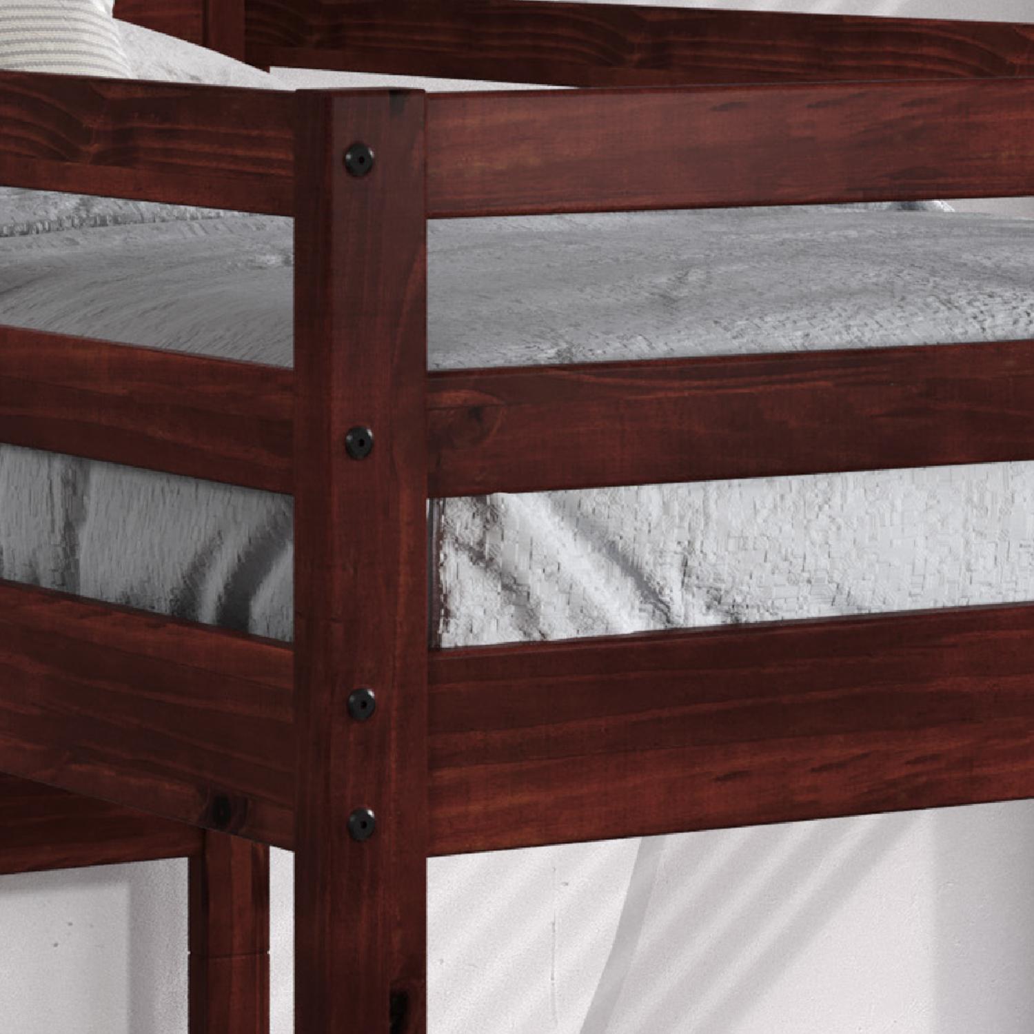  Donco Trading Company Promo Shaker 2305-TTCP_503-CP Twin over Twin Bunkbed with Twin Trundle - Cappuccino IMAGE 5