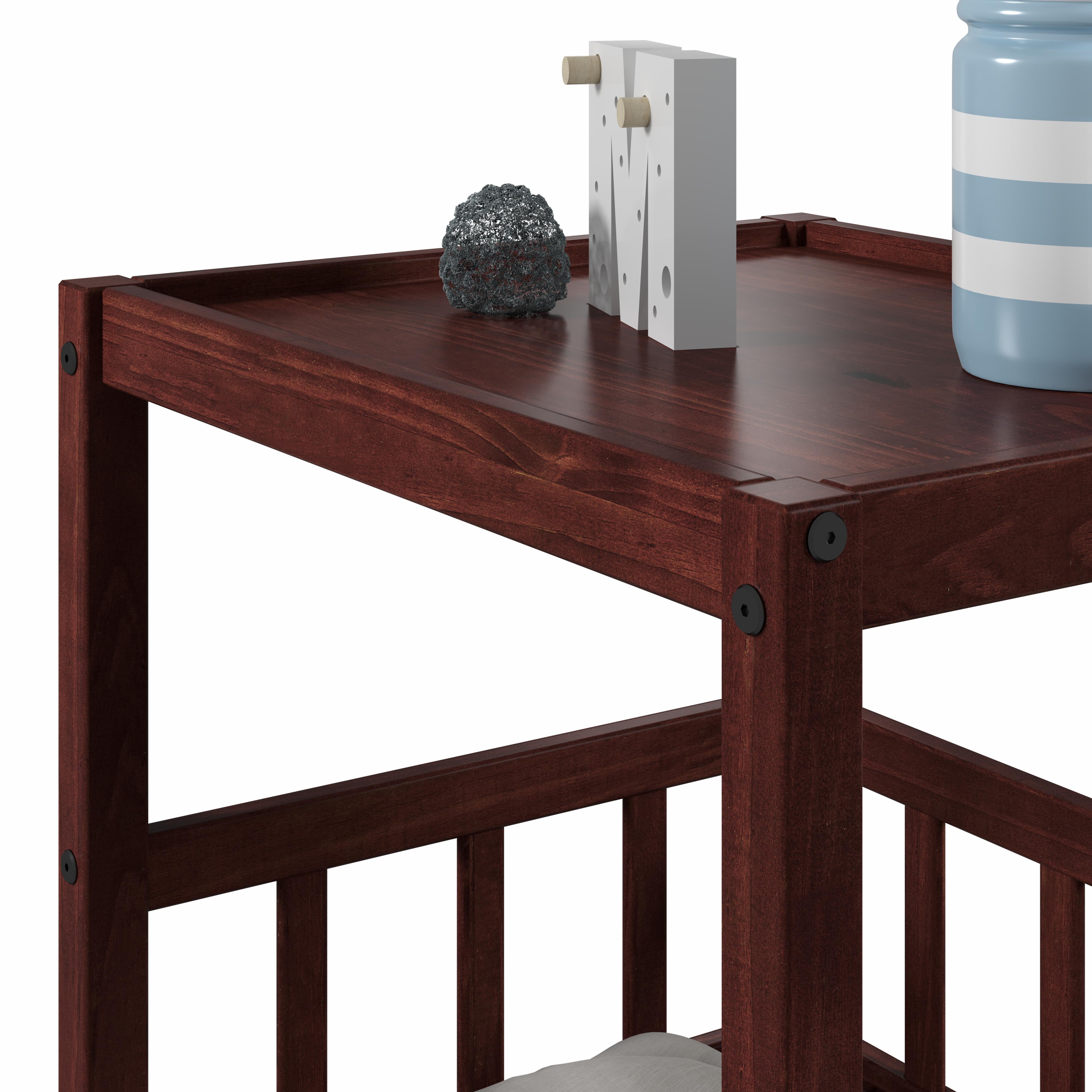  Donco Trading Company Best Friend 2312CP Nightstand Pet End Table - Cappuccino IMAGE 3