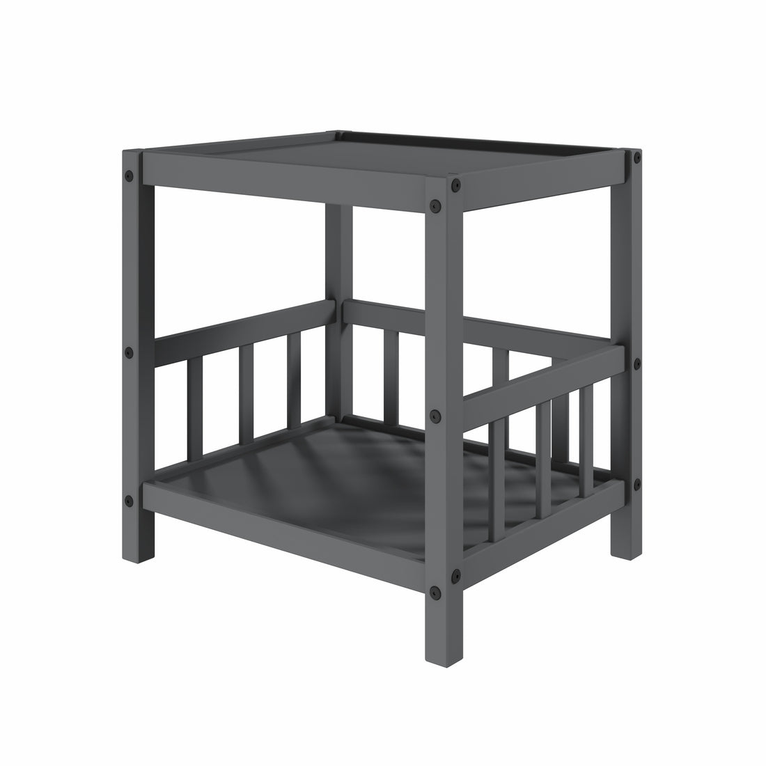  Donco Trading Company Best Friend 2312DG Pet End Table - Dark Grey IMAGE 1