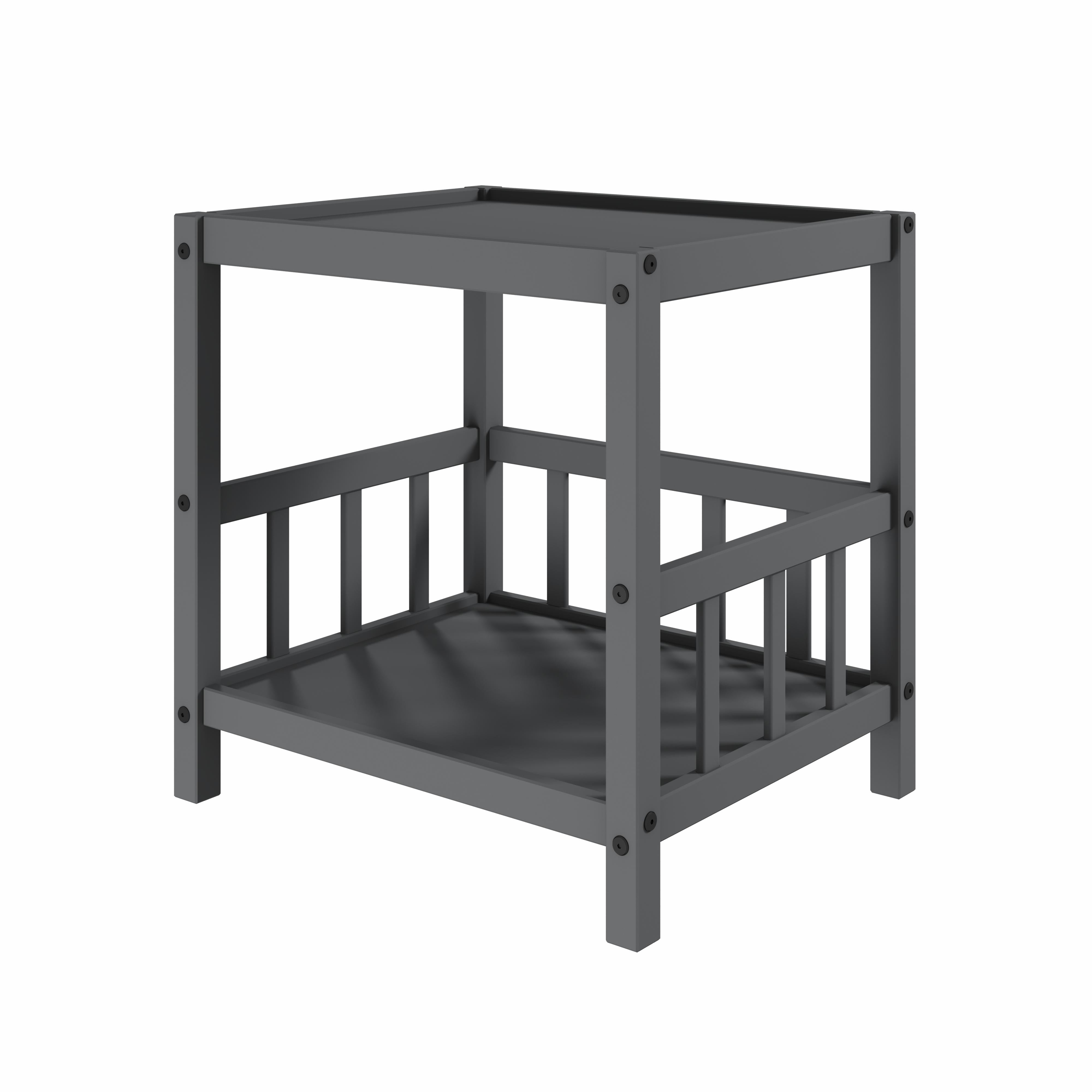  Donco Trading Company Best Friend 2312DG Pet End Table - Dark Grey IMAGE 1