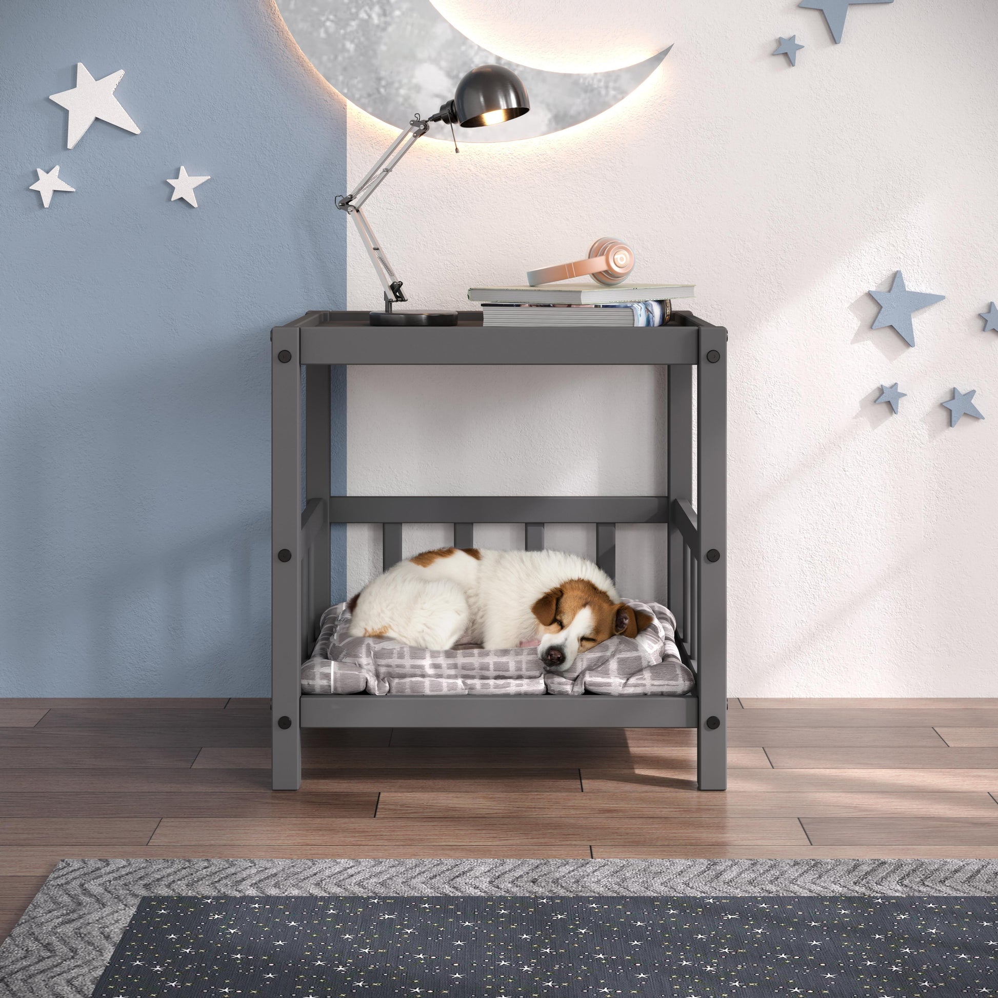  Donco Trading Company Best Friend 2312DG Pet End Table - Dark Grey IMAGE 5