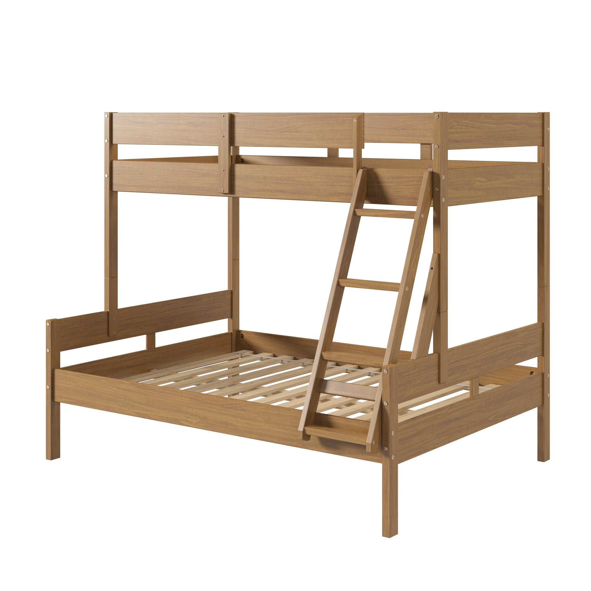  Donco Trading Company 2316-TFUO Low Board Twin over Full Panel Bunkbed - Urban Oak IMAGE 2