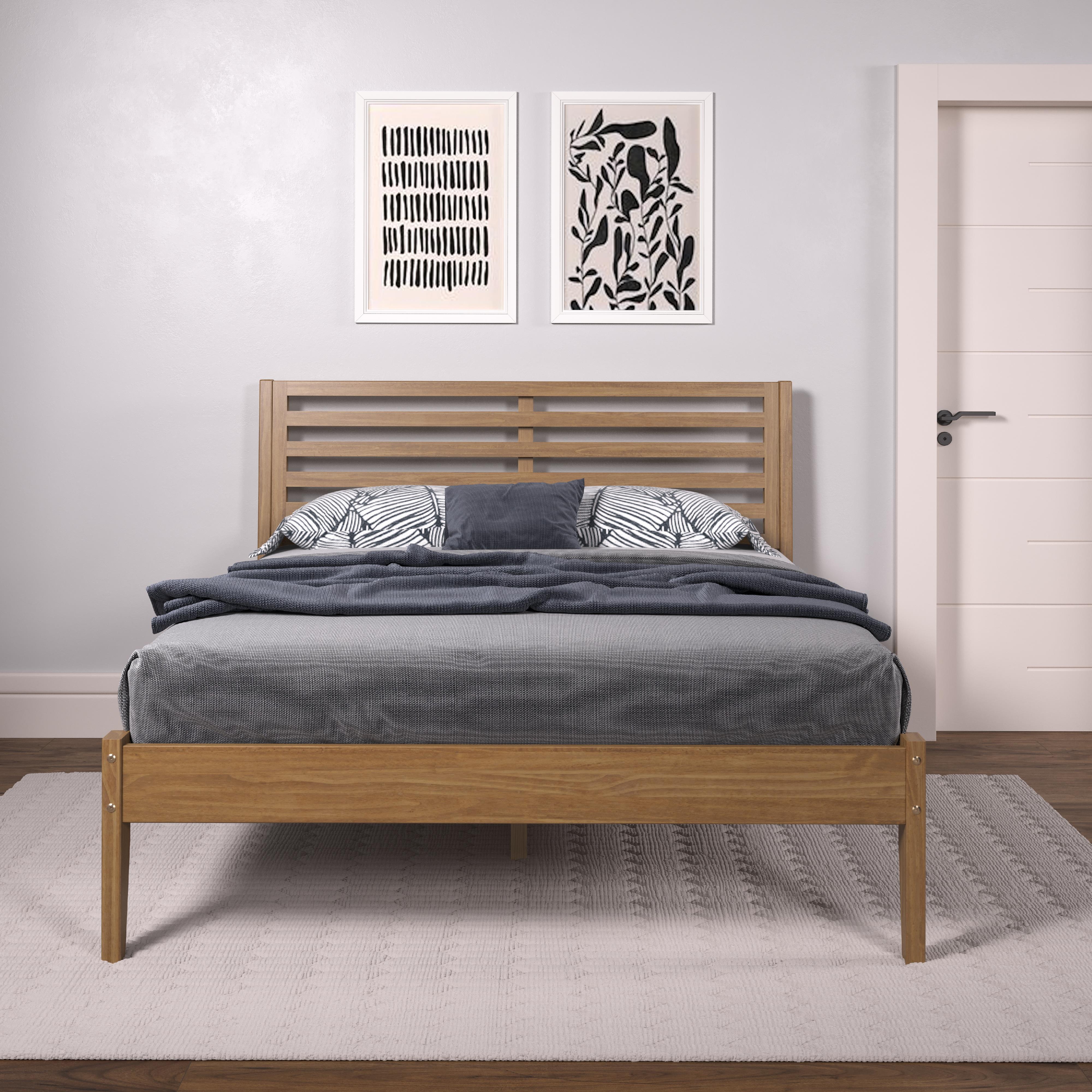  Donco Trading Company Roan 2531-QUO Queen Platform Bed - Urban Oak IMAGE 4