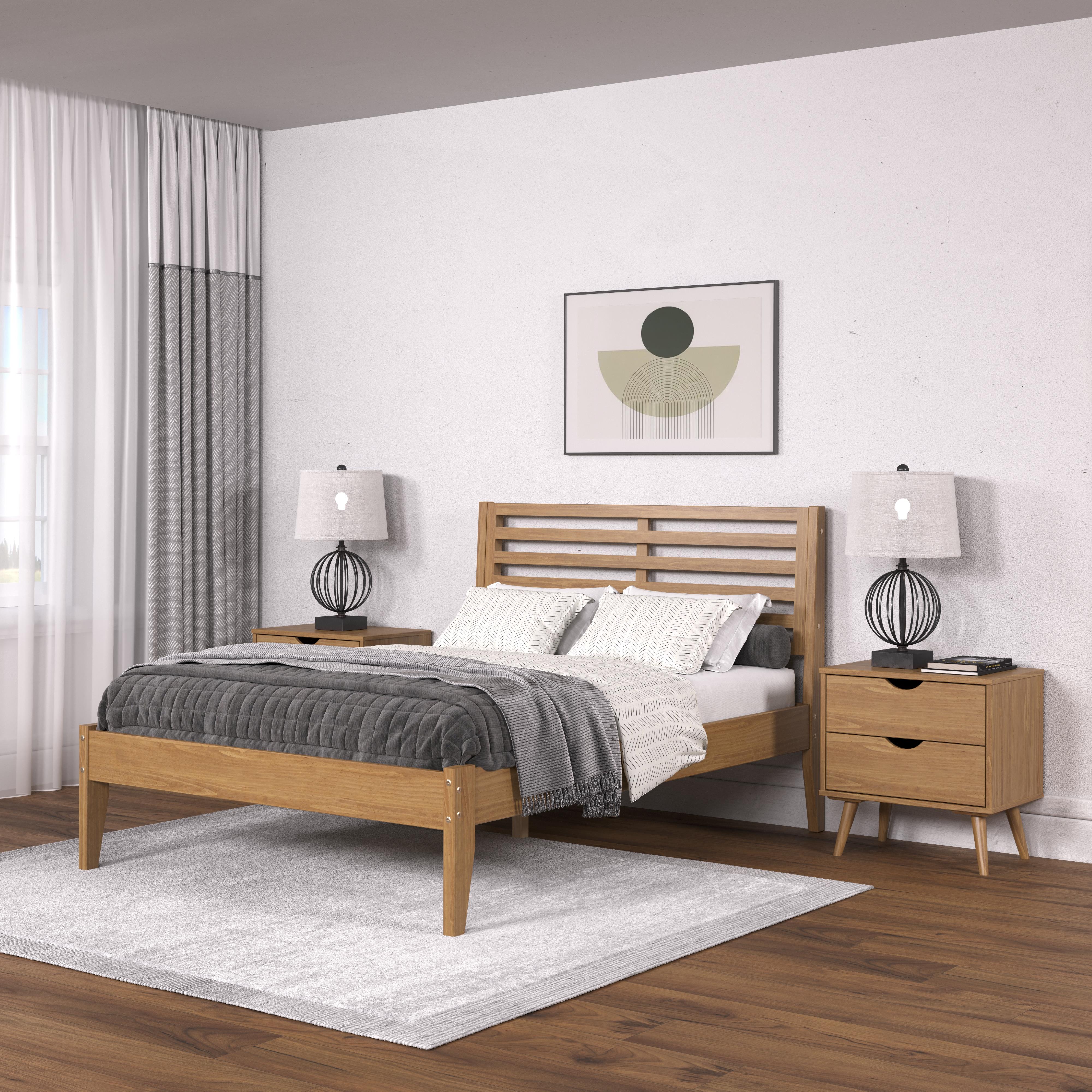  Donco Trading Company Roan 2531-QUO Queen Platform Bed - Urban Oak IMAGE 7