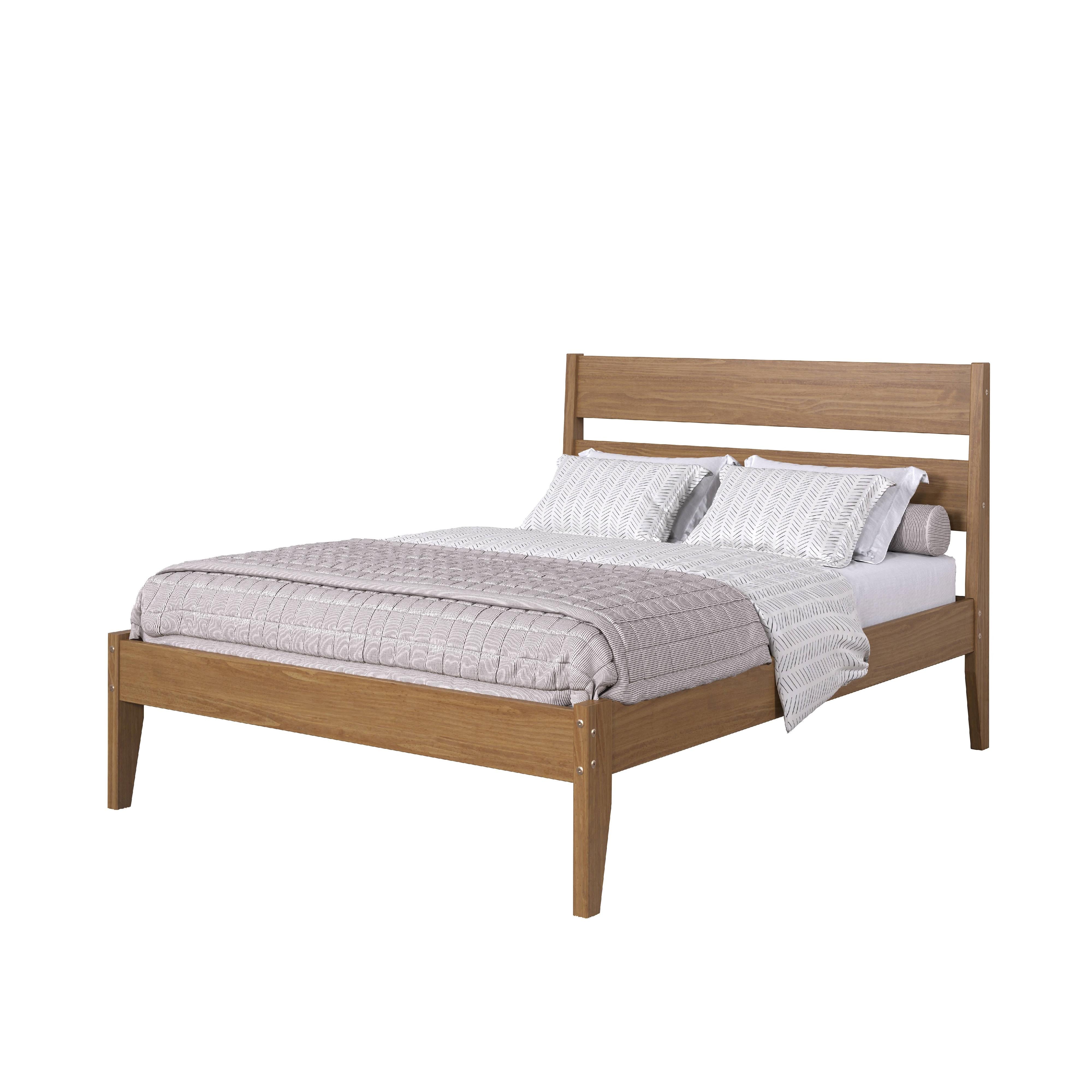  Donco Trading Company 2545-FUO Low Board Full Platform Bed - Urban Oak IMAGE 2