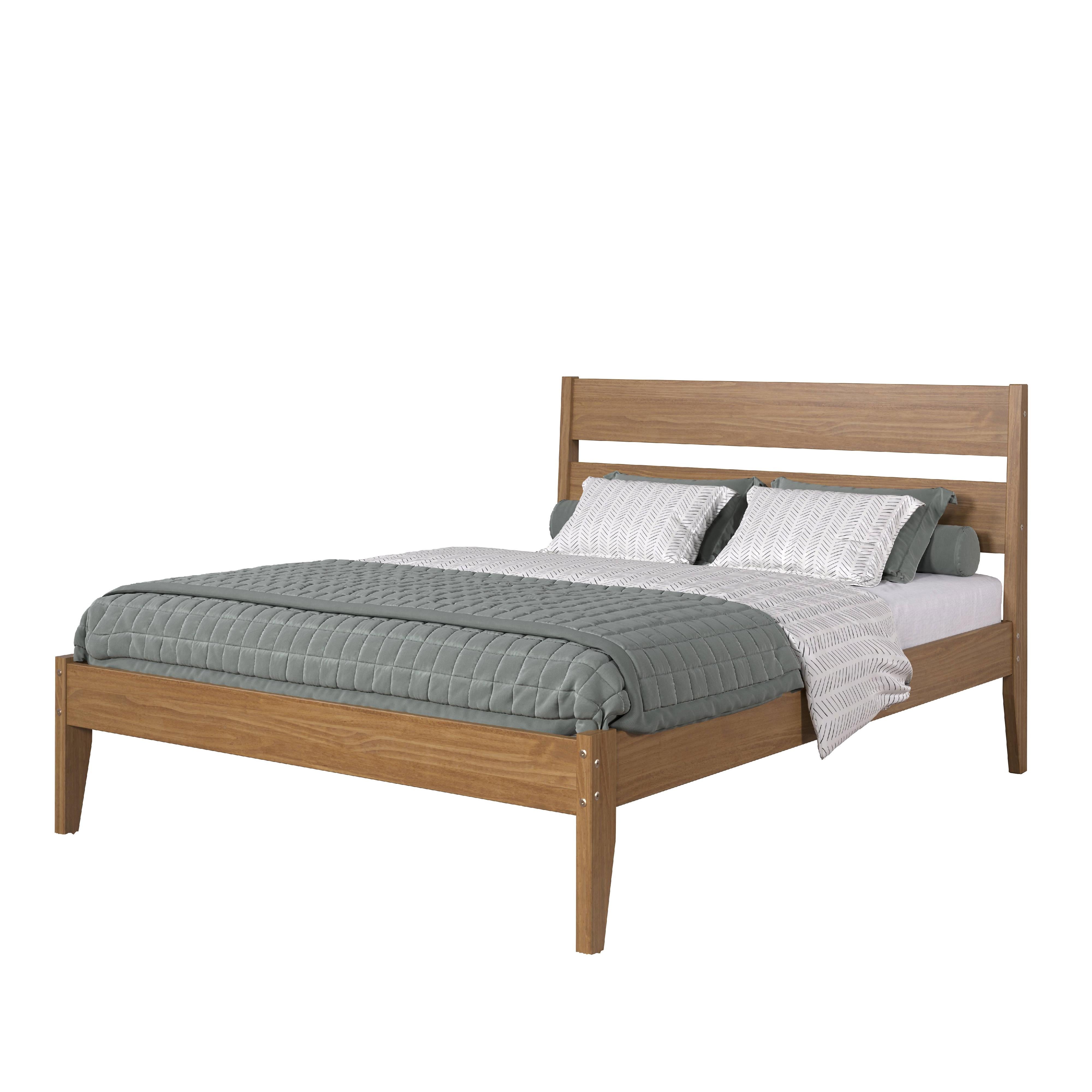  Donco Trading Company 2545-QUO Low Board Queen Platform Bed - Urban Oak IMAGE 6