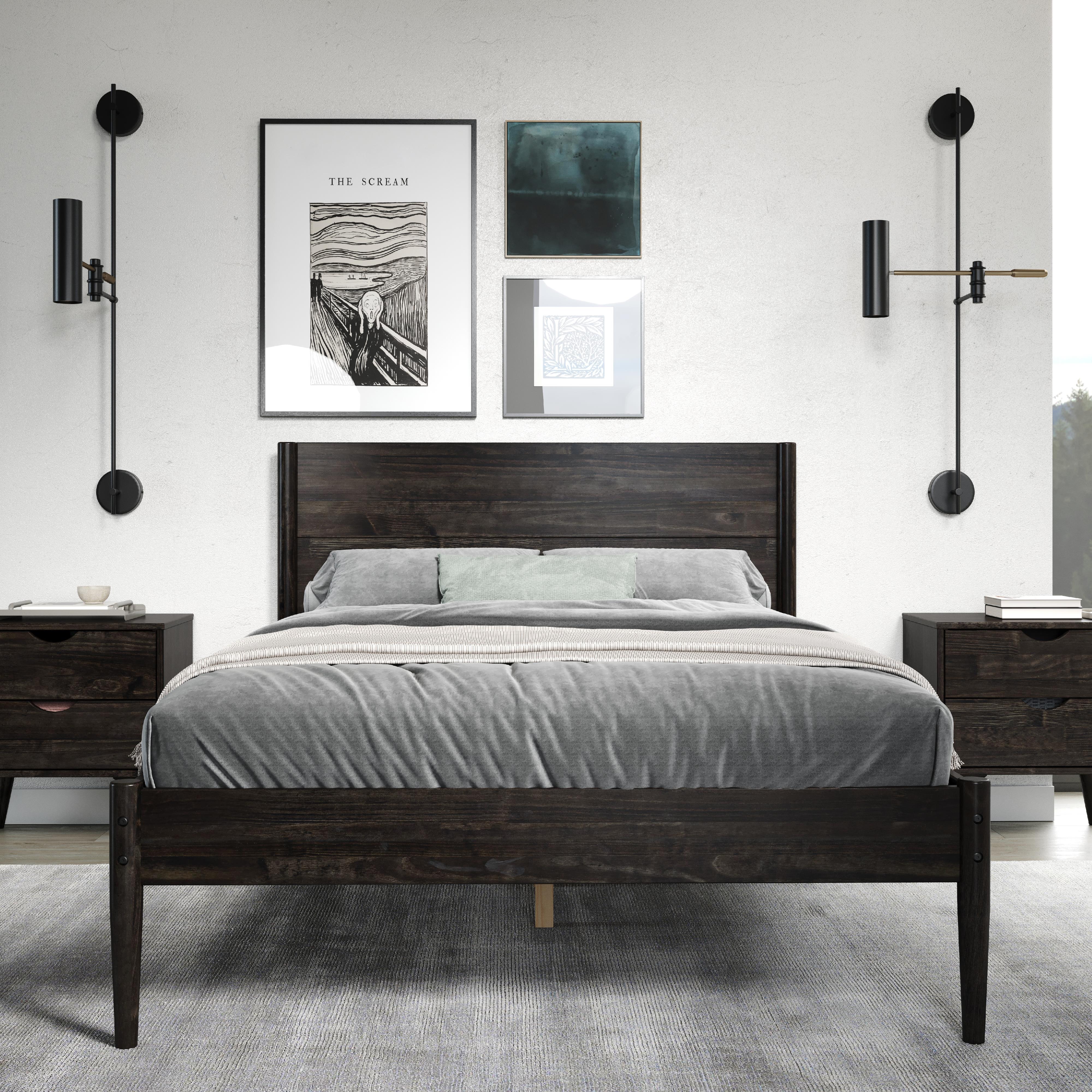  Donco Trading Company Mid Center 2578-FUWL Full Platform Bed - Urban Walnut IMAGE 3
