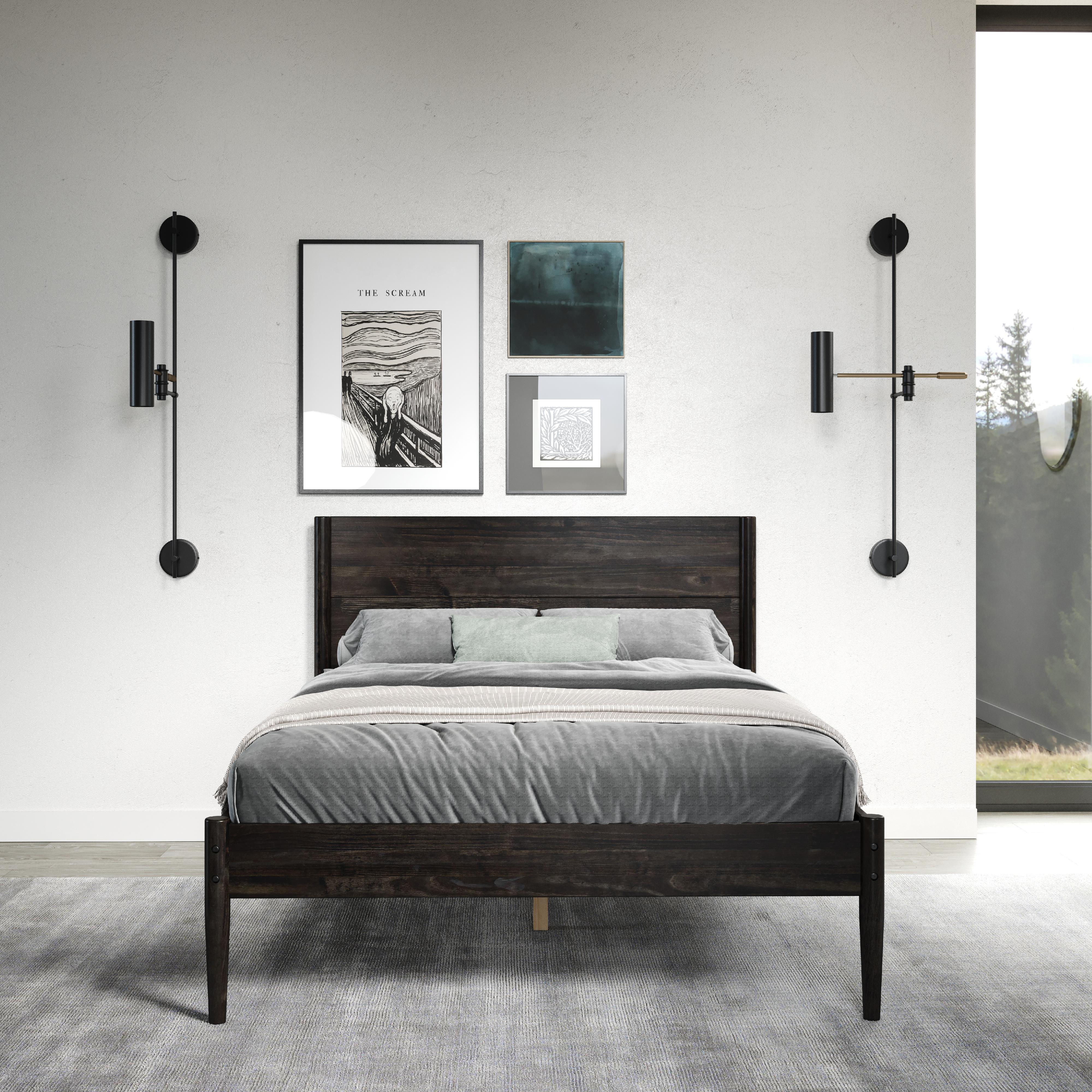  Donco Trading Company Mid Center 2578-FUWL Full Platform Bed - Urban Walnut IMAGE 6