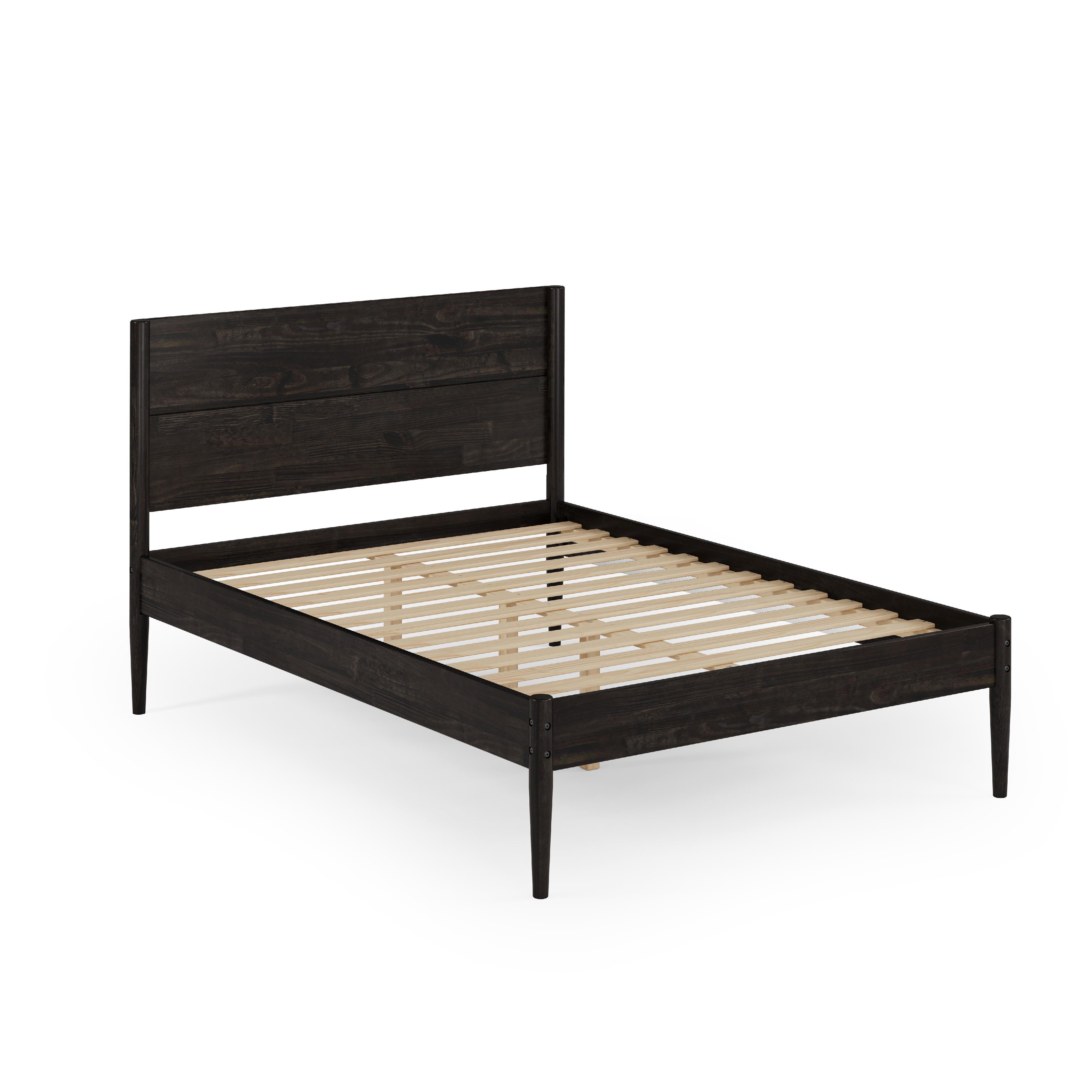  Donco Trading Company Mid Center 2578-QUWL Queen Platform Bed - Urban Walnut IMAGE 1