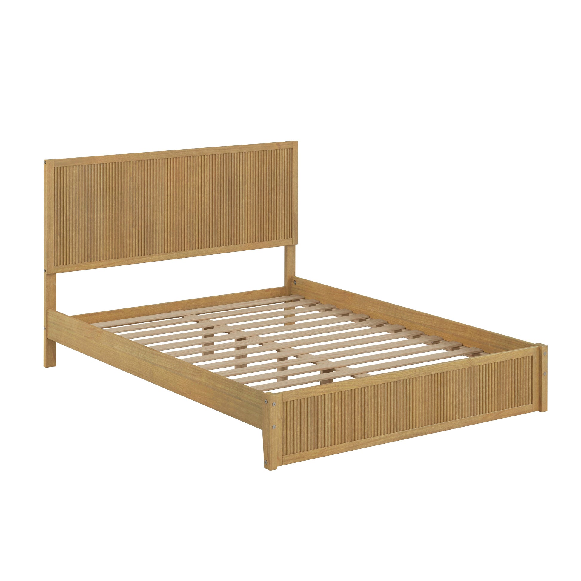  Donco Trading Company Metropolitan 2581-FUO Full Platform Bed - Urban Oak IMAGE 3