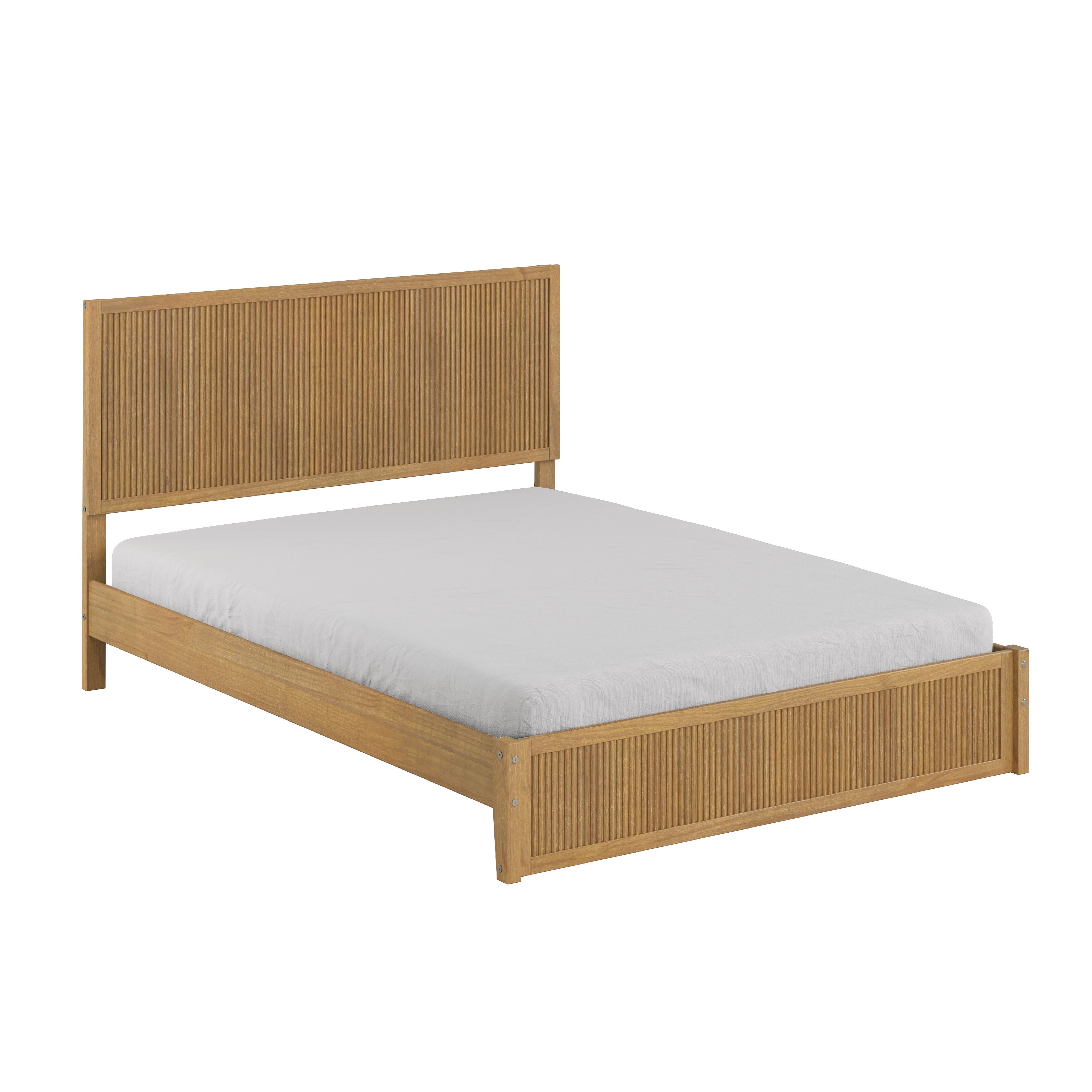  Donco Trading Company Metropolitan 2581-QUO Queen Platform Bed - Urban Oak IMAGE 6