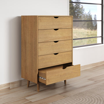  Donco Trading Company 2743-UO 5 Drawer Chest - Urban Oak IMAGE 1