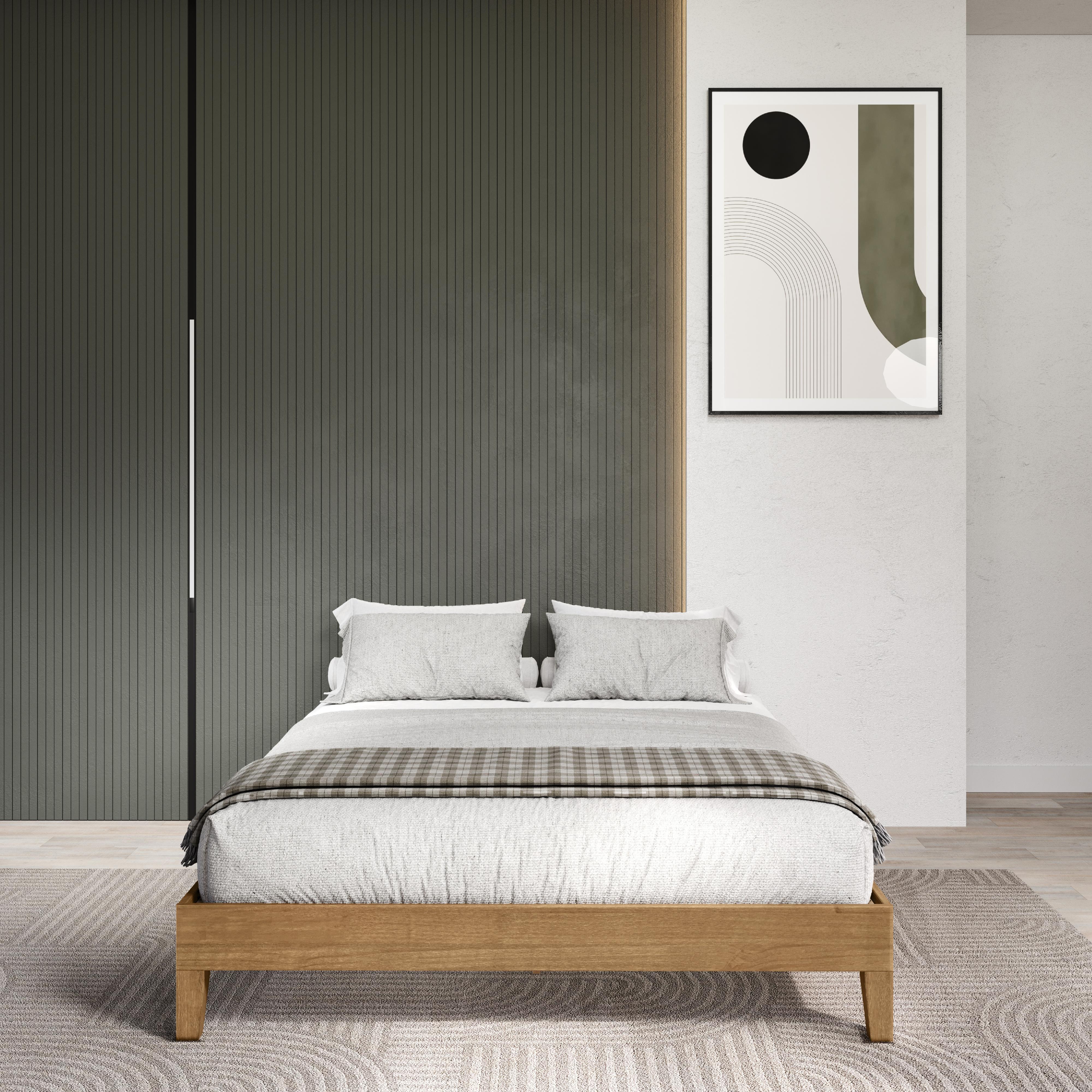  Donco Trading Company 2748-FUO Full Platform Bed - Urban Oak IMAGE 6