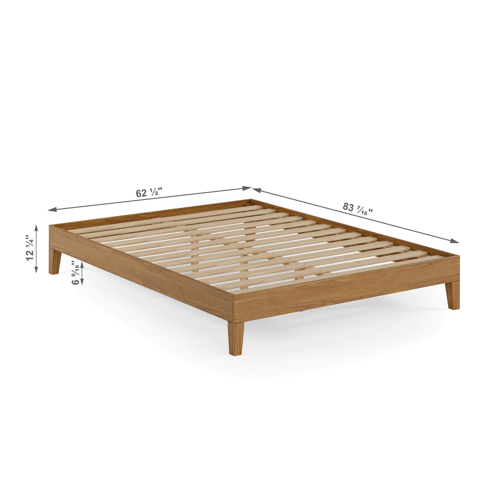  Donco Trading Company 2748-FUO Full Platform Bed - Urban Oak IMAGE 8