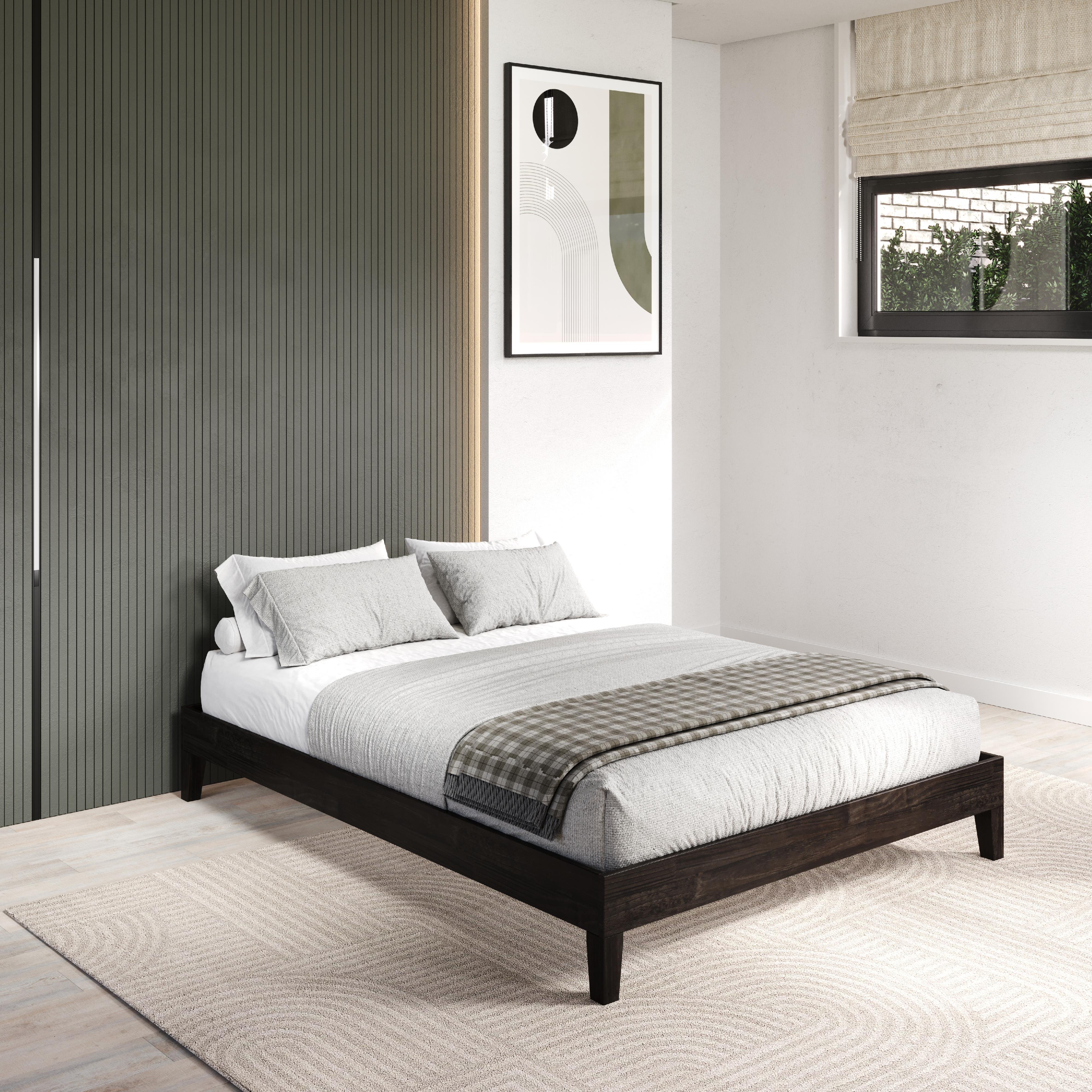  Donco Trading Company 2748-FUWL Full Platform Bed - Urban Walnut IMAGE 5
