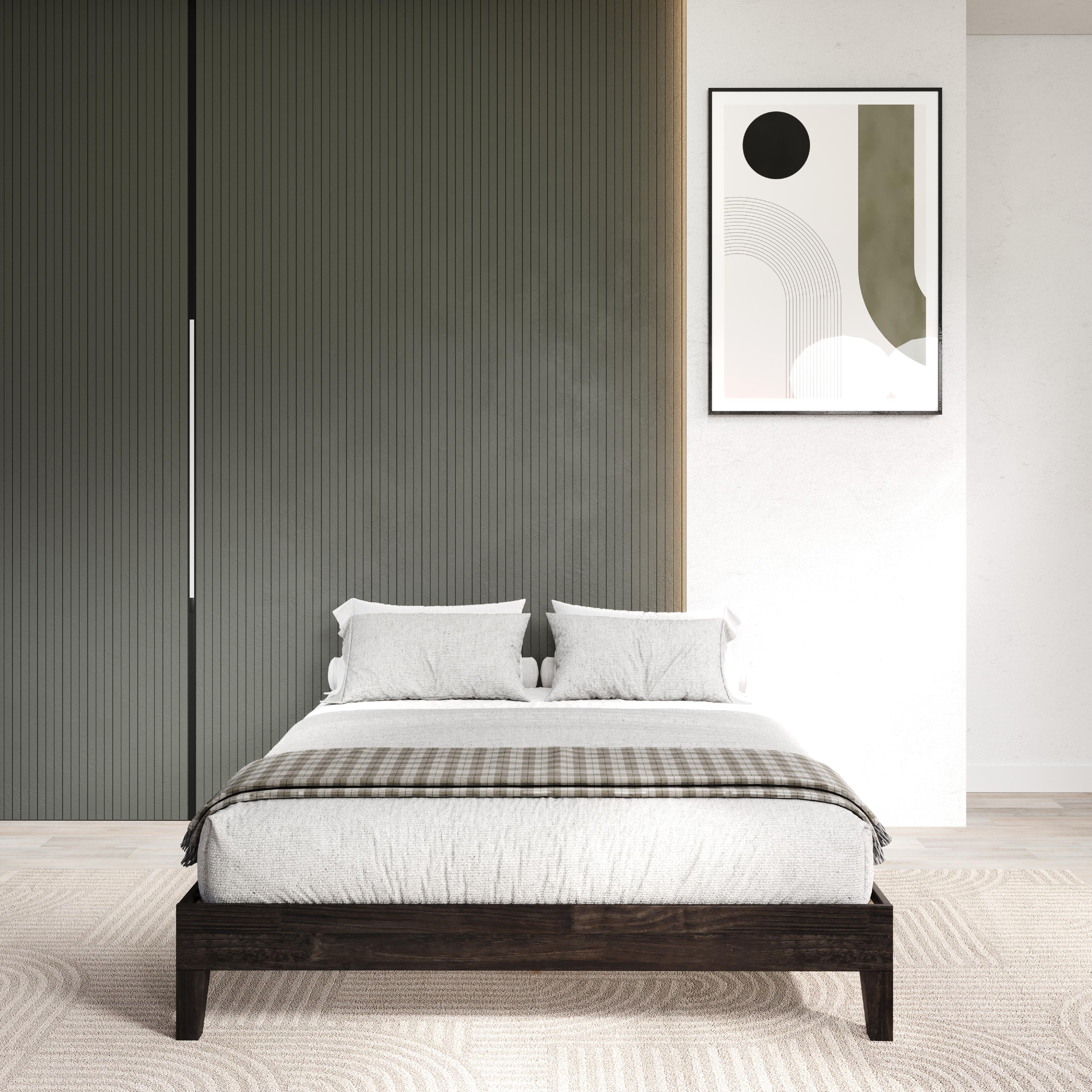  Donco Trading Company 2748-FUWL Full Platform Bed - Urban Walnut IMAGE 6