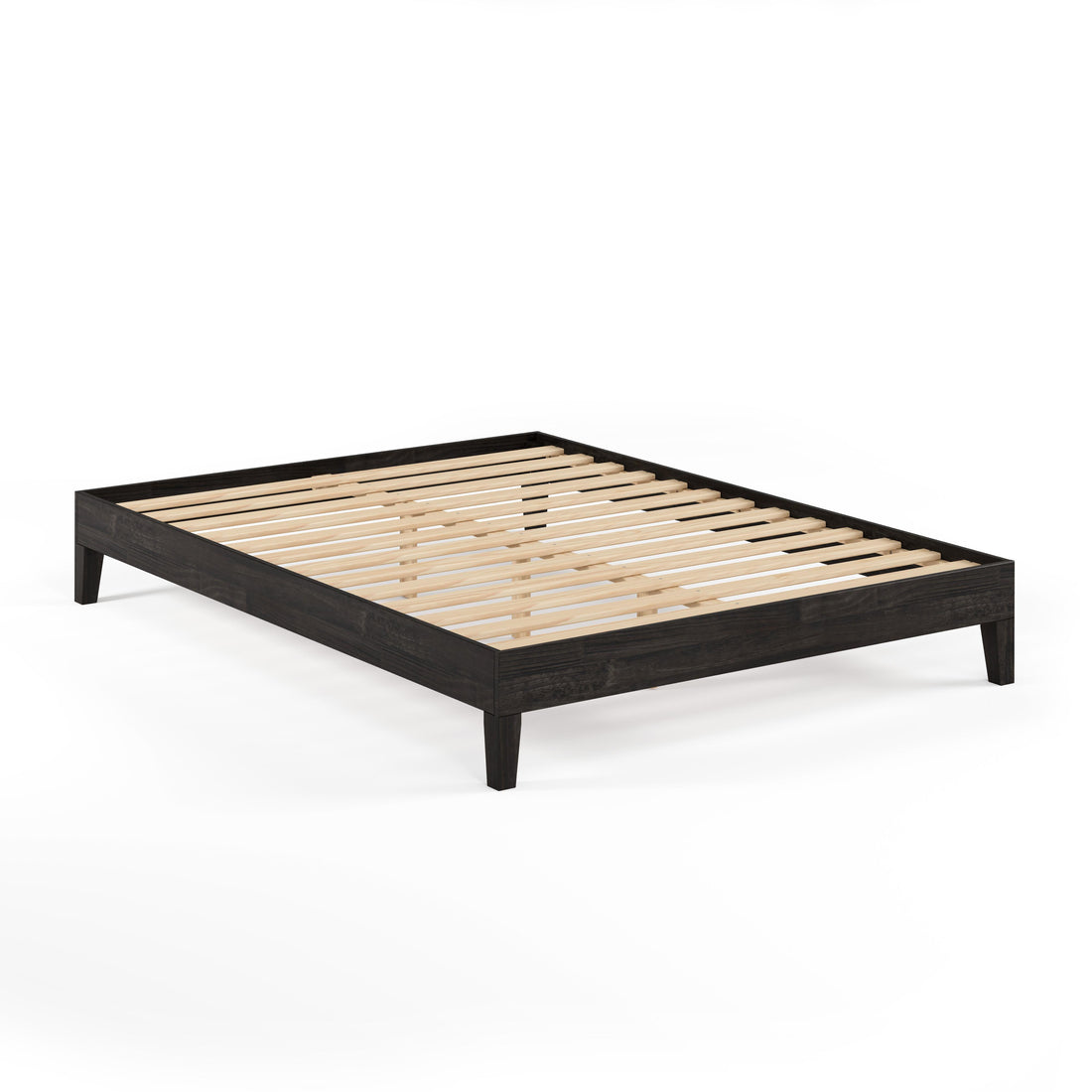  Donco Trading Company 2748-KUWL King Platform Bed - Urban Walnut IMAGE 1
