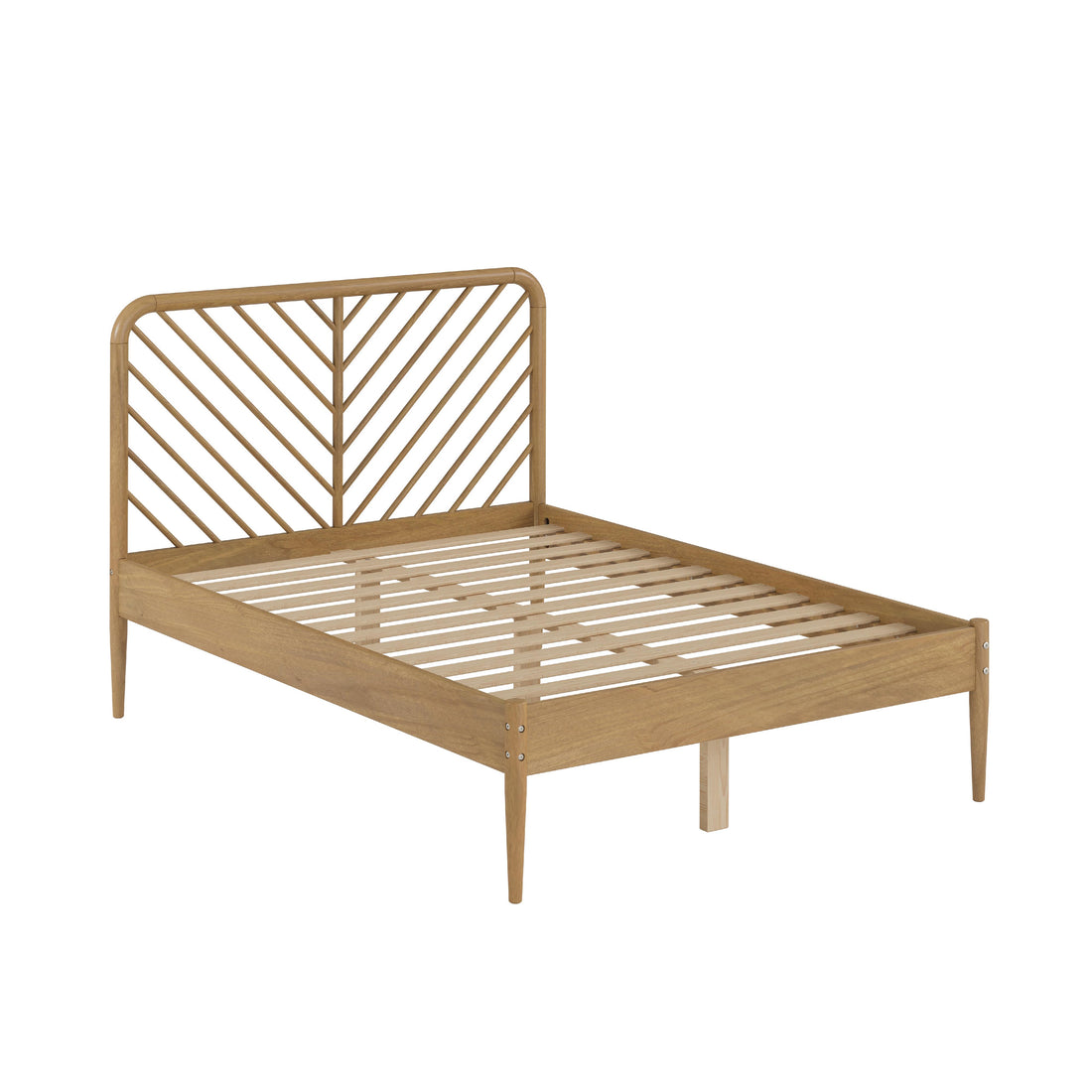  Donco Trading Company 2757-FUO Full Platform Bed - Urban Oak IMAGE 1