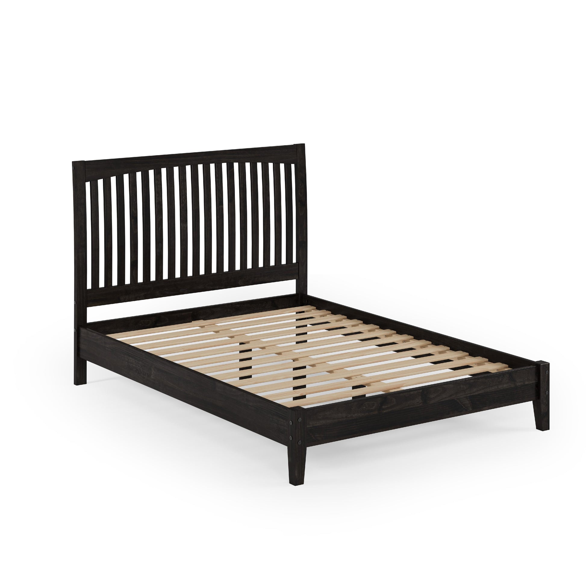  Donco Trading Company 2760-FUWL Full Platform Bed - Urban Walnut IMAGE 1
