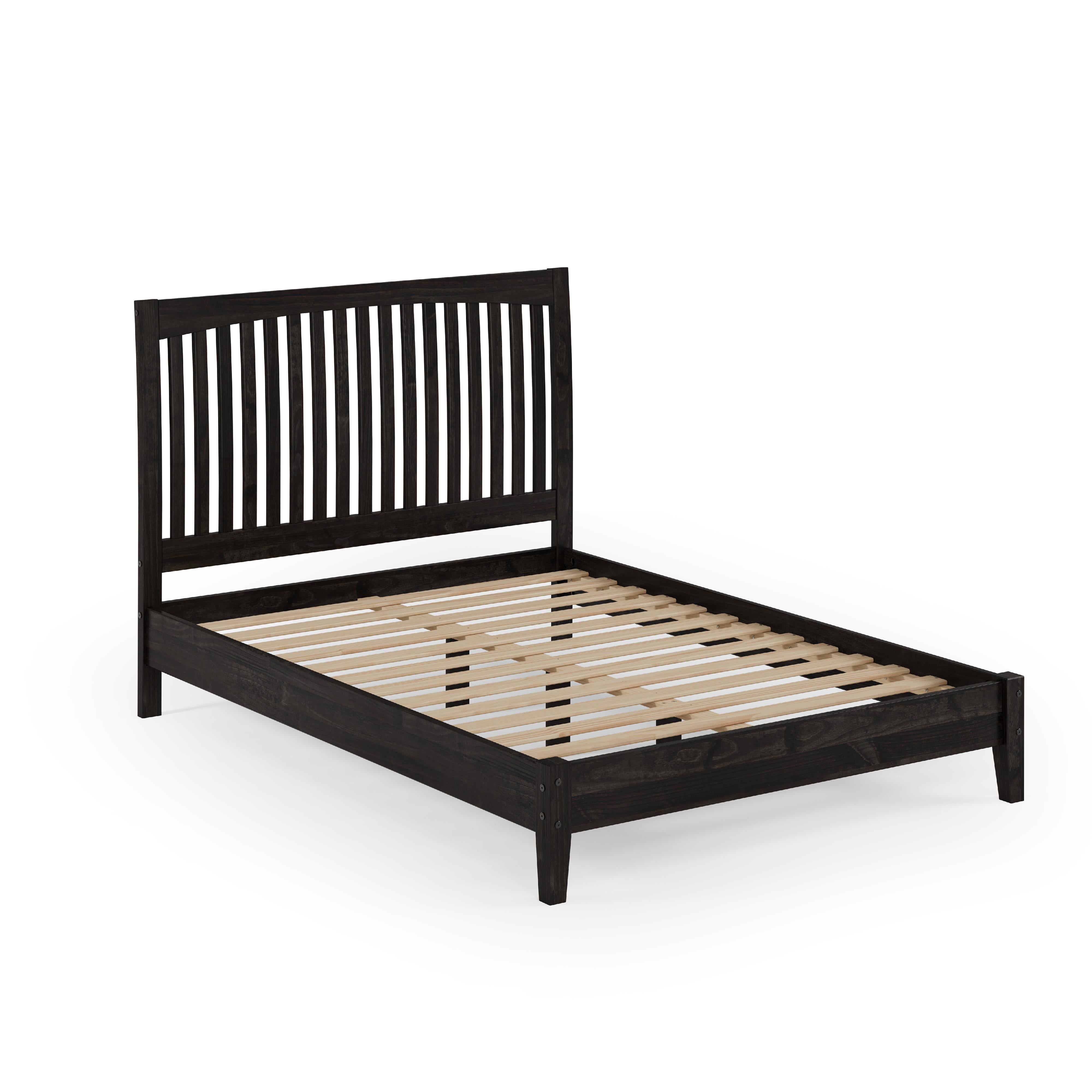  Donco Trading Company 2760-FUWL Full Platform Bed - Urban Walnut IMAGE 1