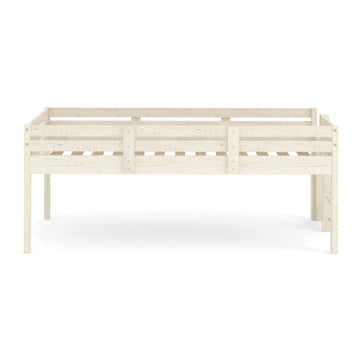  Donco Trading Company 2800-TRS Twin Low Loft Bed - Rustic Sand IMAGE 1