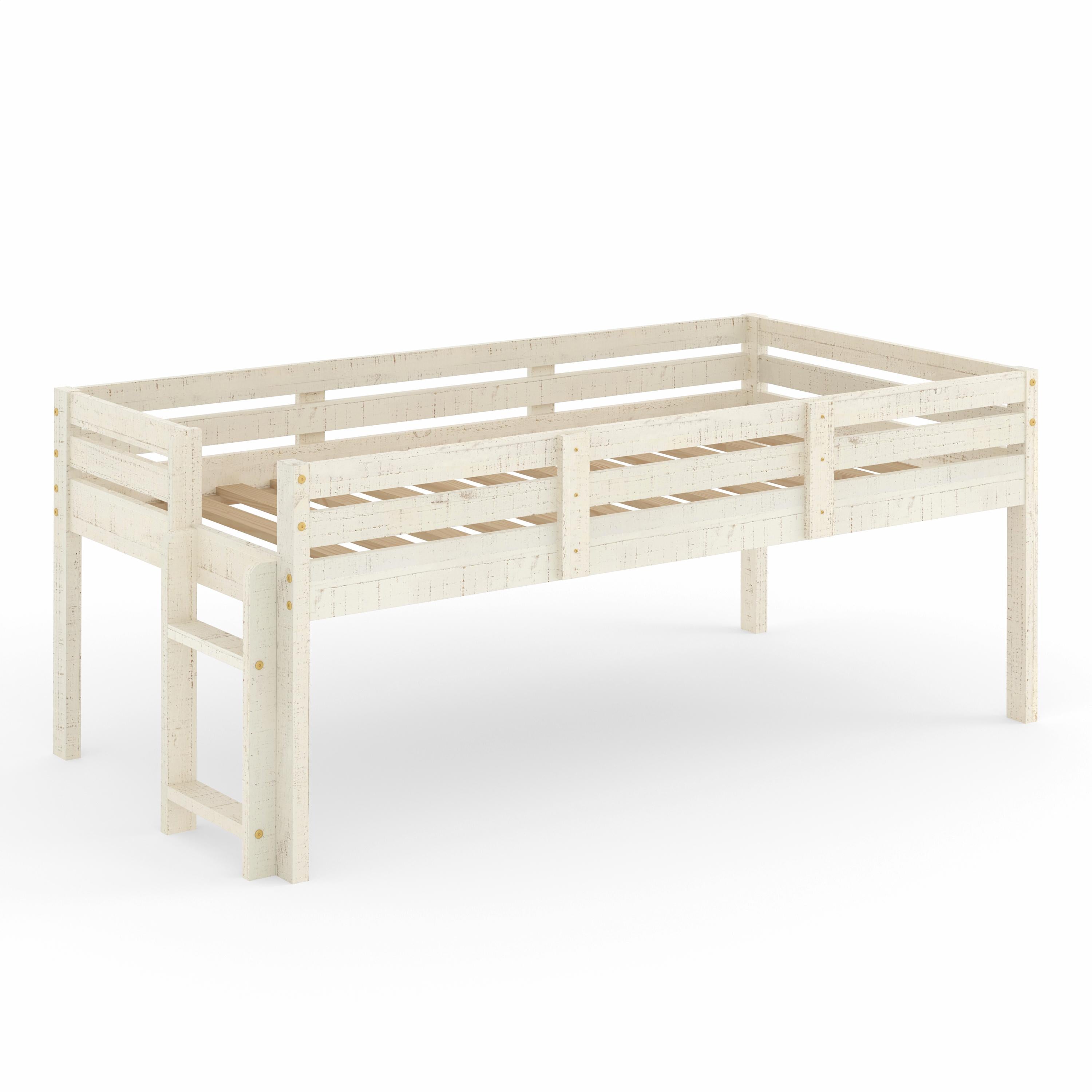  Donco Trading Company 2800-TRS Twin Low Loft Bed - Rustic Sand IMAGE 2