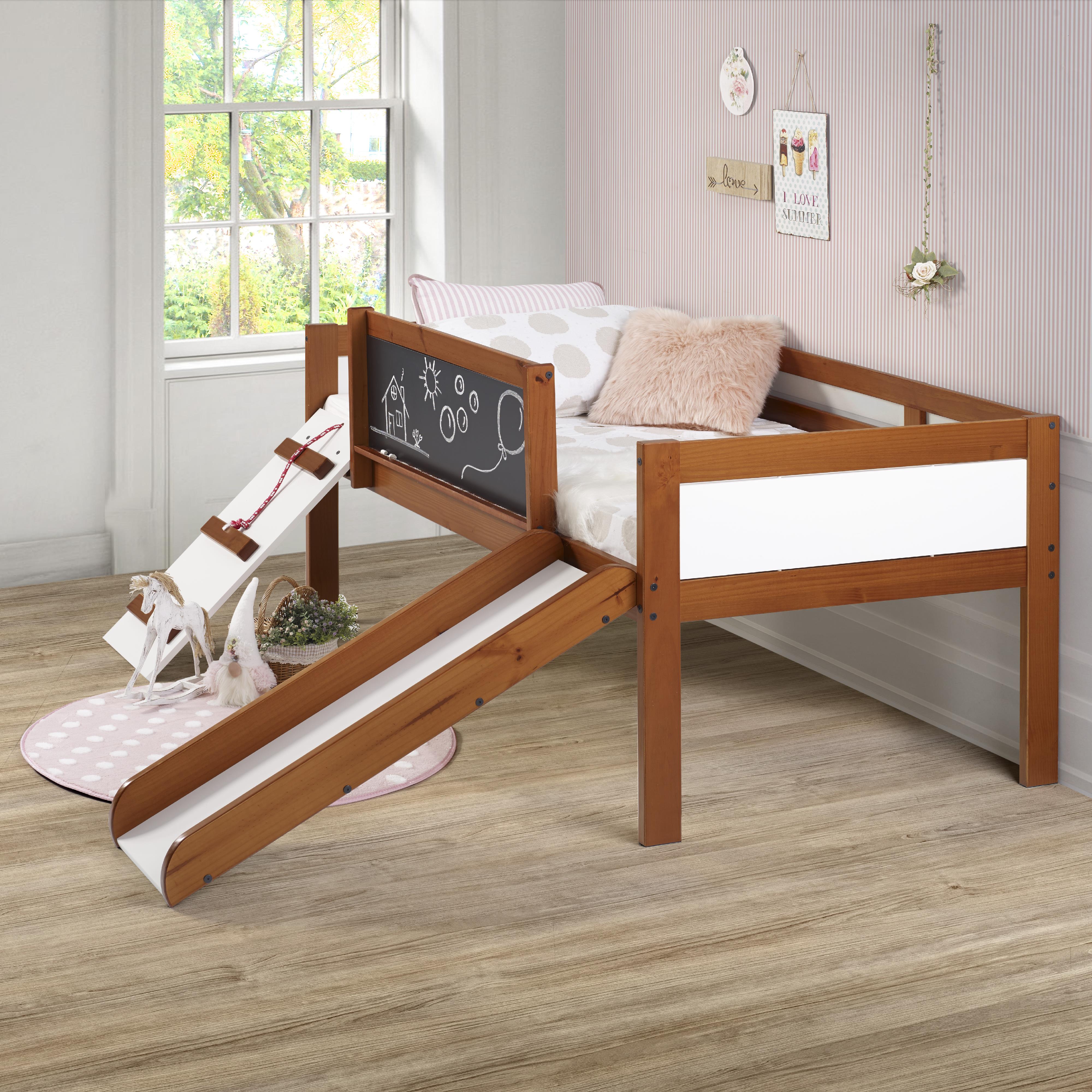  Donco Trading Company Art & Play 3005-TLE Novelty Twin Junior Low Loft Bed - Dark Espresso IMAGE 1