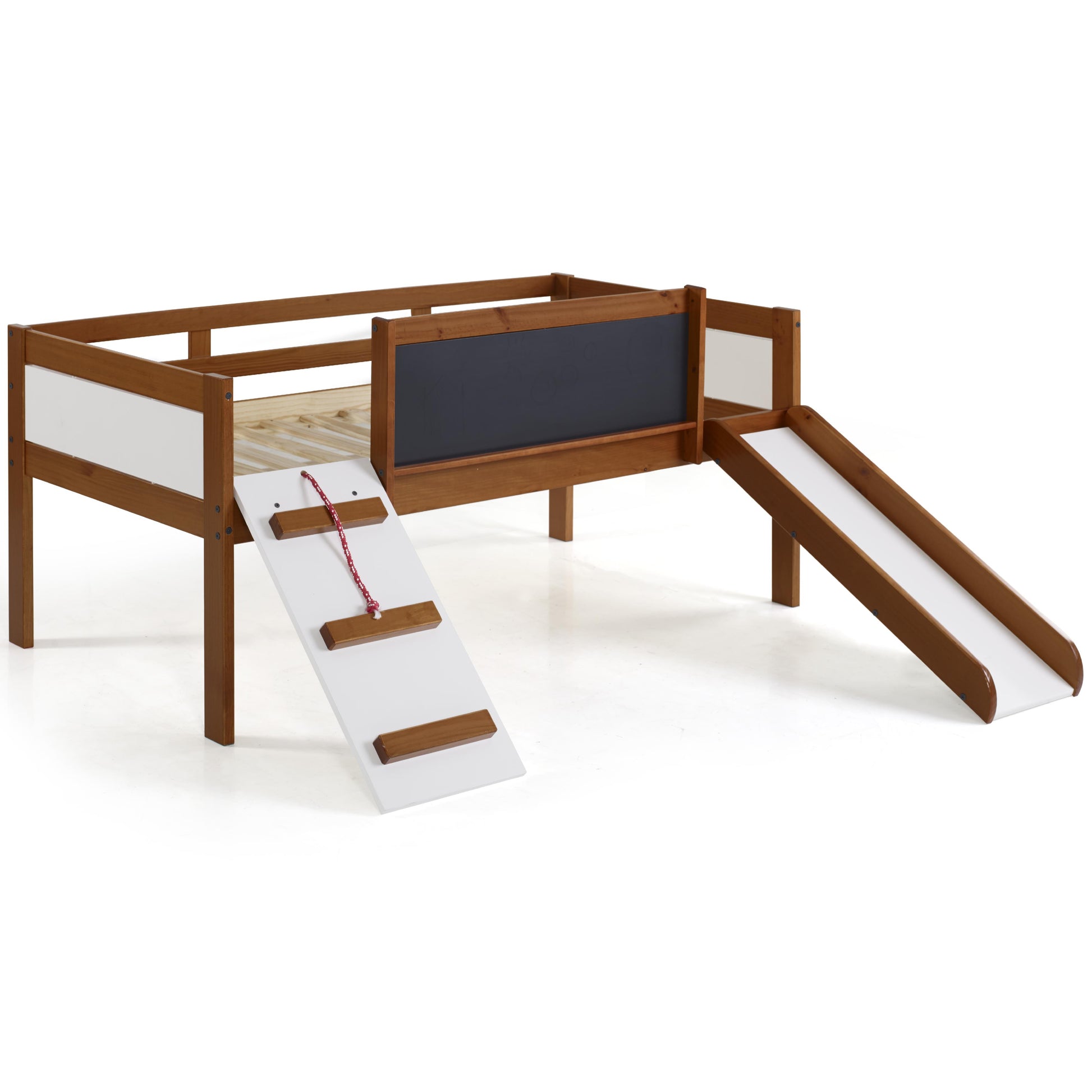  Donco Trading Company Art & Play 3005-TLE Novelty Twin Junior Low Loft Bed - Dark Espresso IMAGE 6