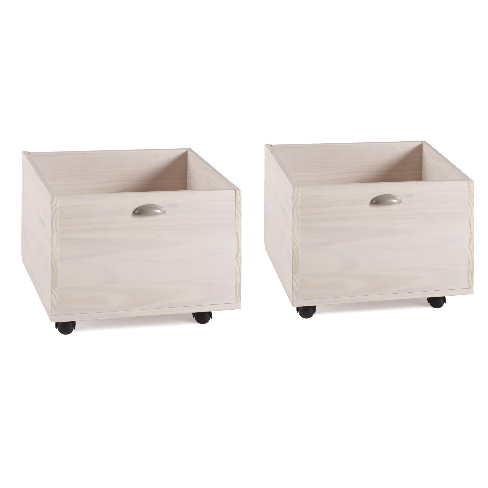  Donco Trading Company Art & Play 3005C-TLWWDG Dual Junior Toy Boxes - Merlot IMAGE 1