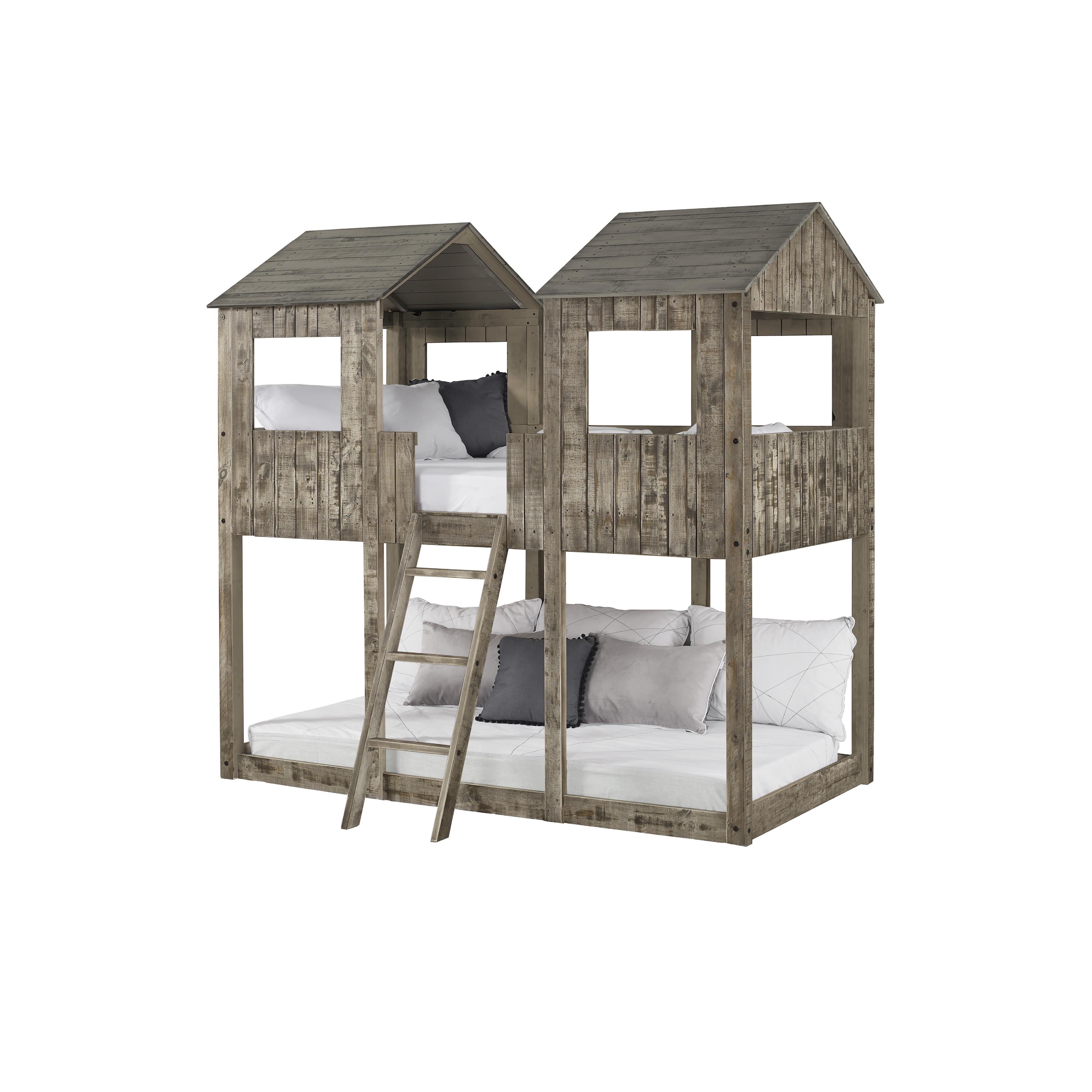  Donco Trading Company Tower 3225-TTRDW Twin over Twin Bunkbed - Rustic Driftwood IMAGE 7