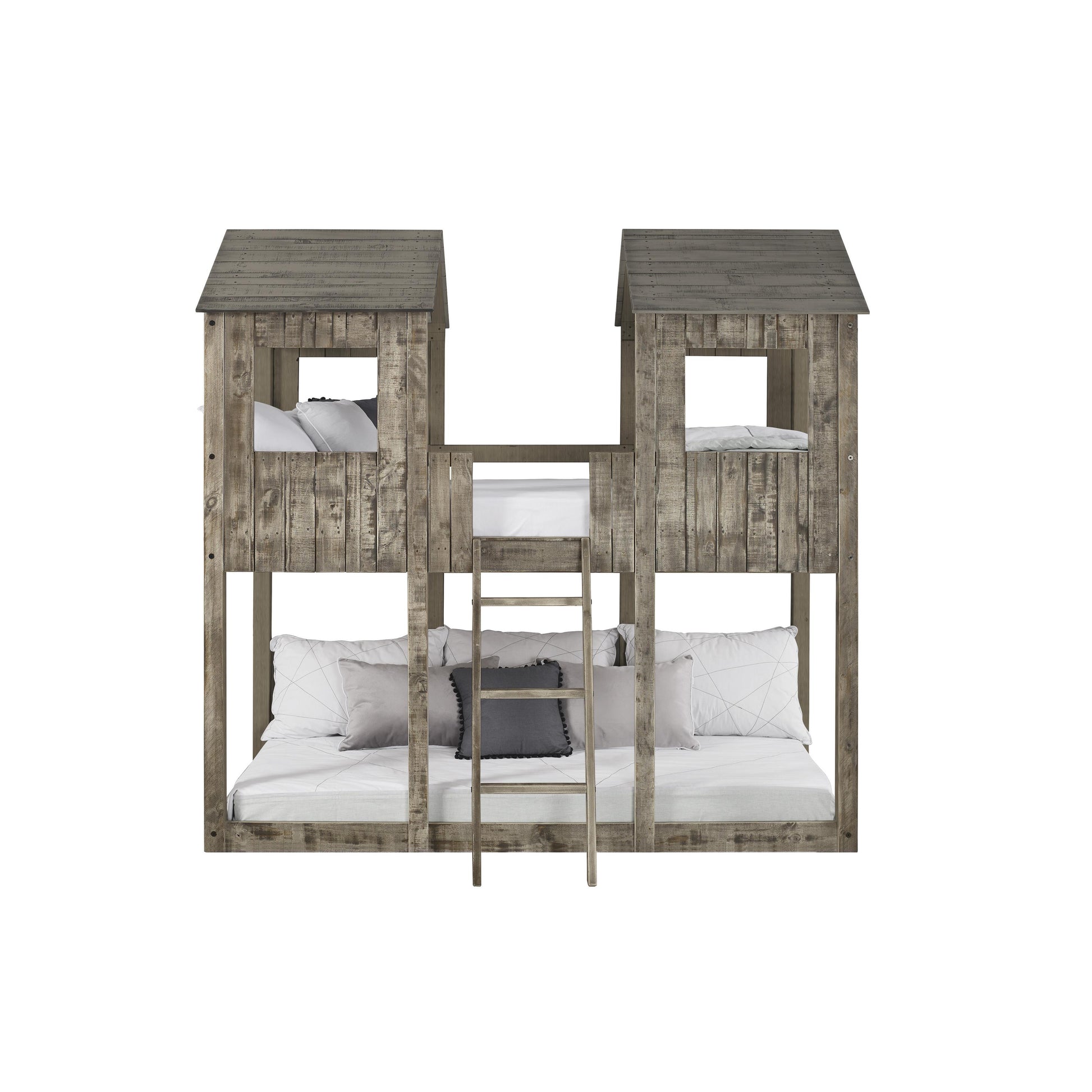  Donco Trading Company Tower 3225-TTRDW Twin over Twin Bunkbed - Rustic Driftwood IMAGE 8