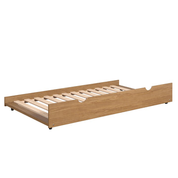  Donco Trading Company 503-UO Twin Trundle Bed - Urban Oak IMAGE 1