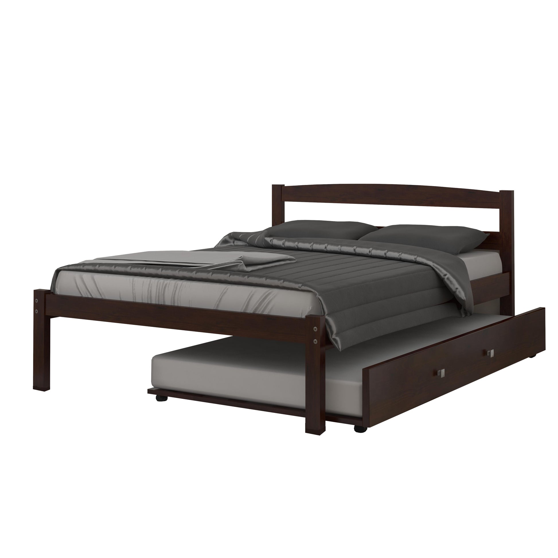  Donco Trading Company Econo Scandinavian 575-FCP_503-CP Full Bed with Twin Trundle - Dark Cappuccino IMAGE 4