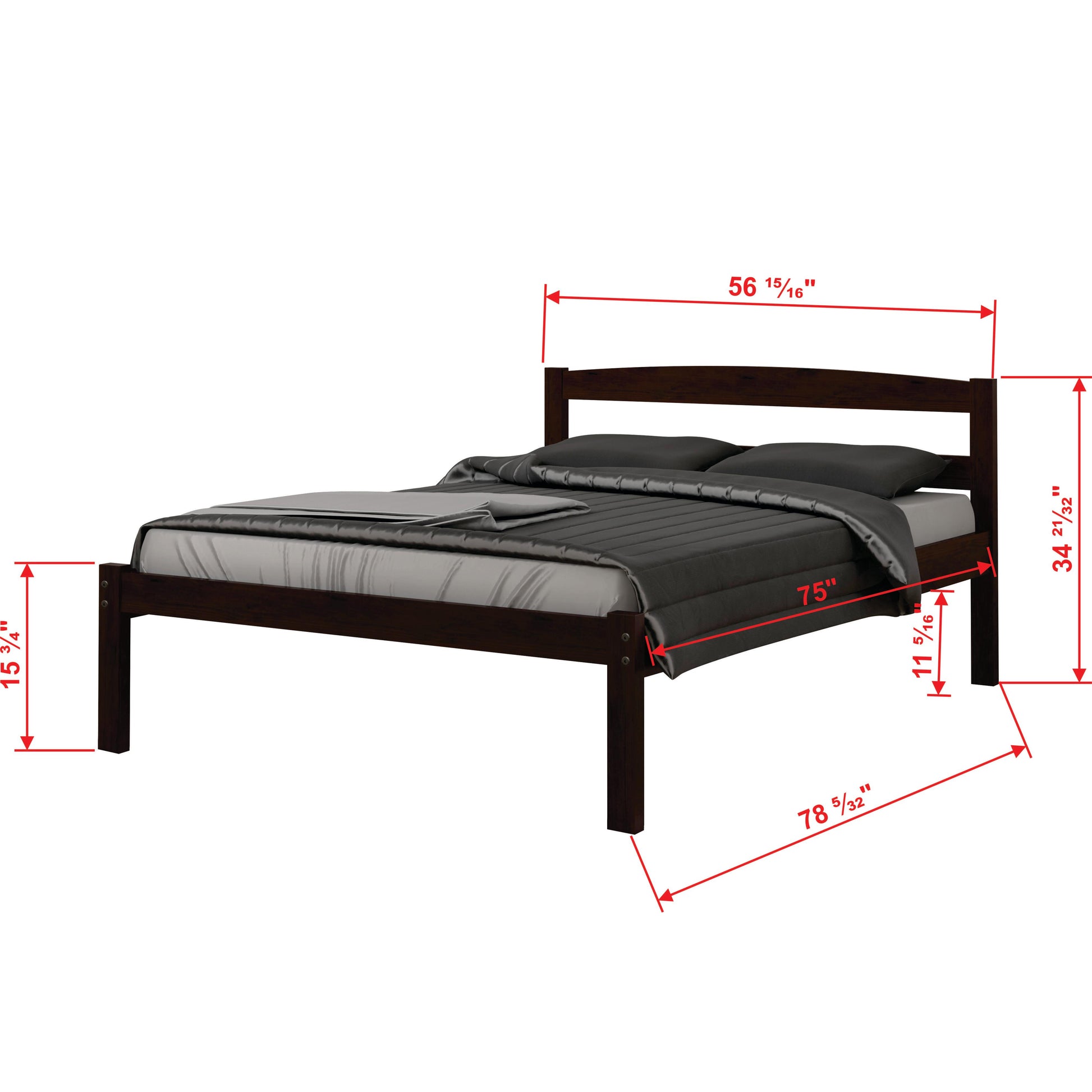  Donco Trading Company Econo Scandinavian 575-FCP_503-CP Full Bed with Twin Trundle - Dark Cappuccino IMAGE 6