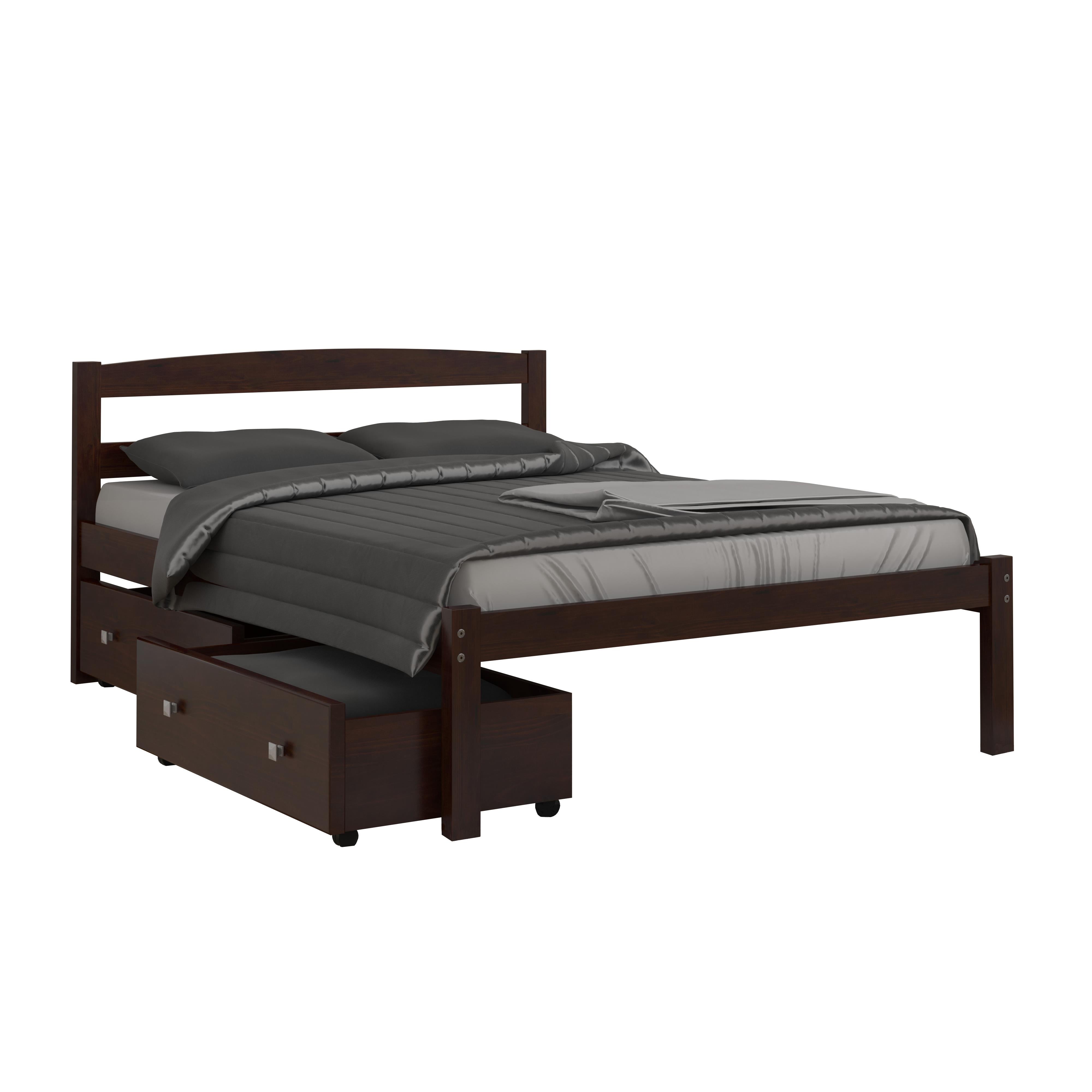  Donco Trading Company Econo Scandinavian 575-FCP_505-CP Full Bed with Drawers - Dark Cappuccino IMAGE 5