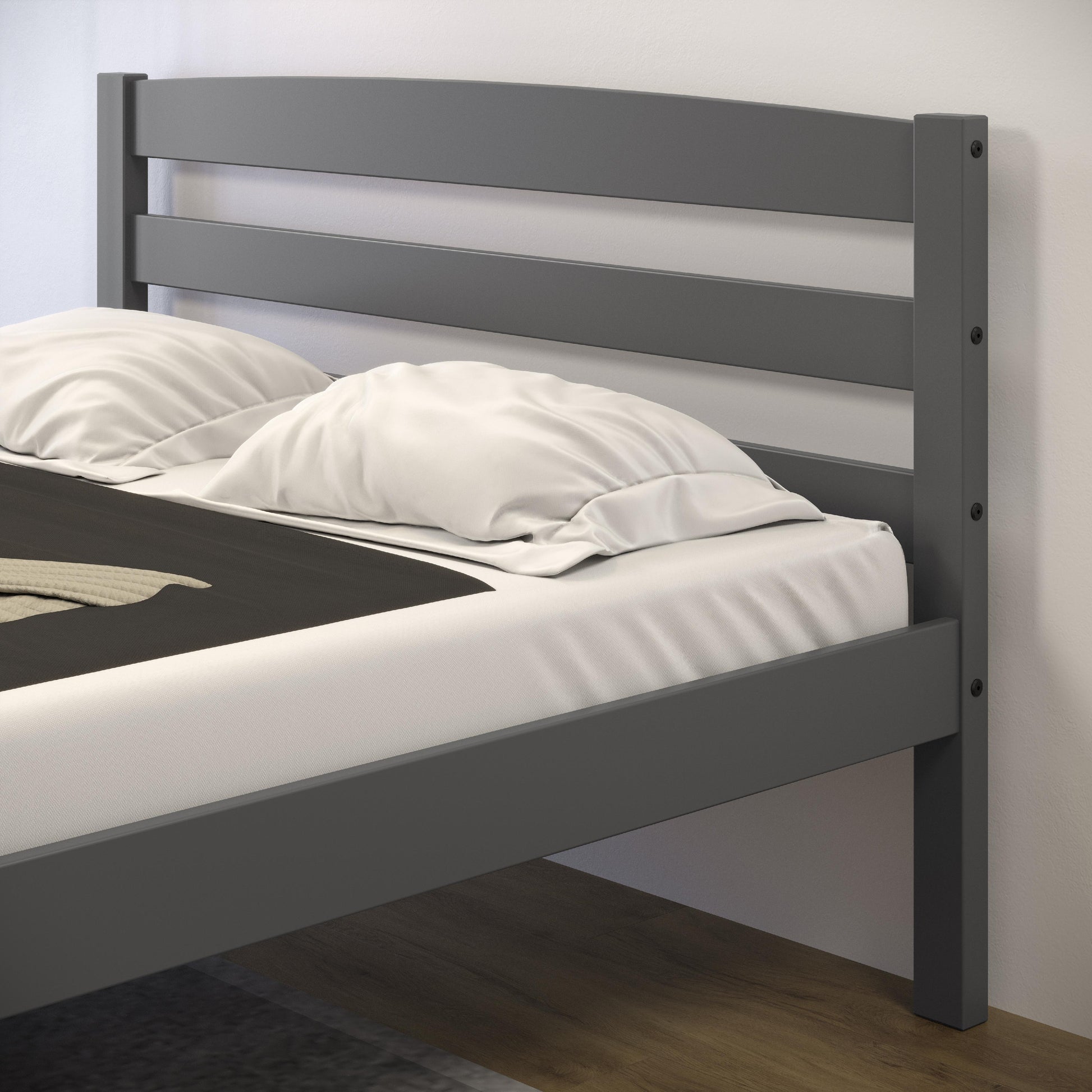  Donco Trading Company Econo Scandinavian 575-FDG Full Bed - Dark Grey IMAGE 1