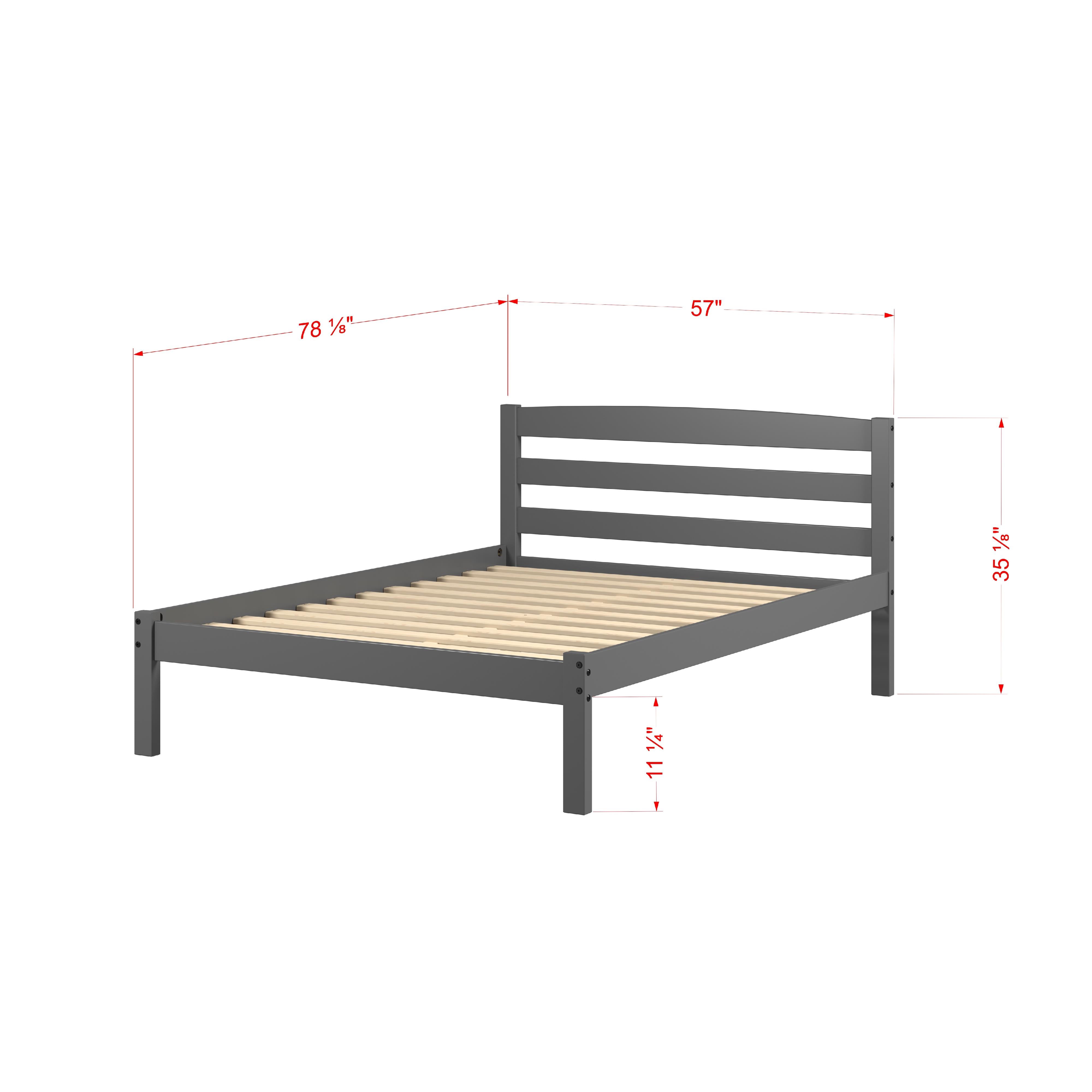  Donco Trading Company Econo Scandinavian 575-FDG Full Bed - Dark Grey IMAGE 2