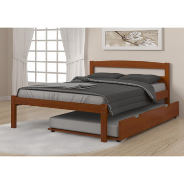  Donco Trading Company Econo Scandinavian 575-FE_503-E Full Bed with Twin Trundle - Light Espresso IMAGE 1