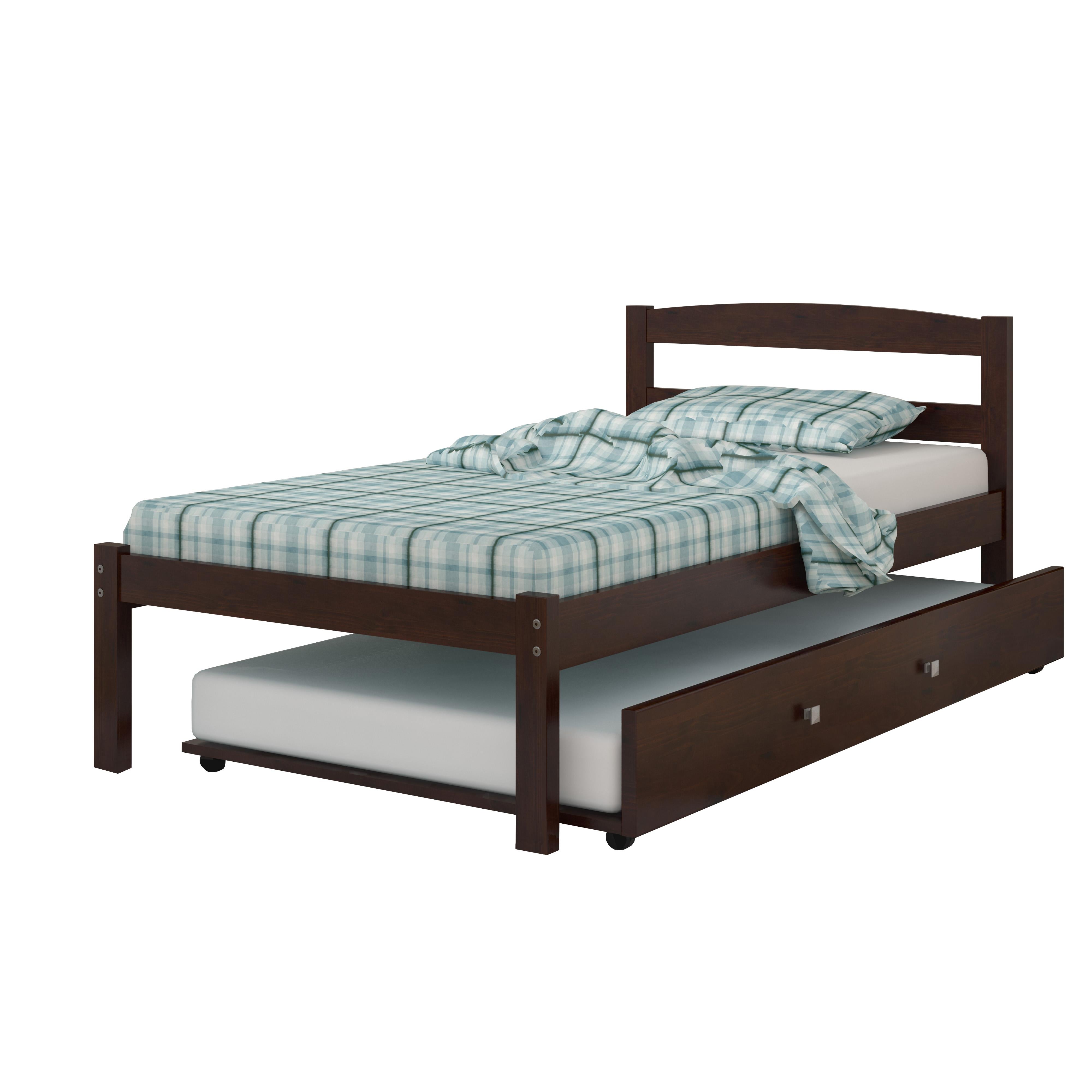  Donco Trading Company Econo Scandinavian 575-TCP_503-CP Twin Bed with Twin Trundle - Dark Cappuccino IMAGE 3