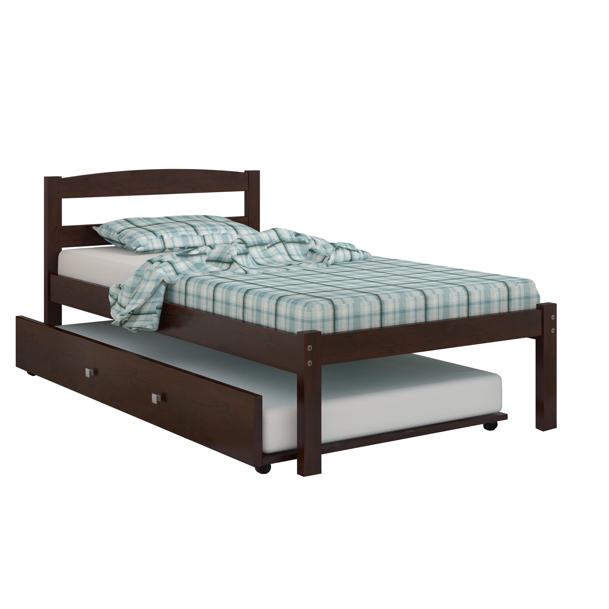  Donco Trading Company Econo Scandinavian 575-TCP_503-CP Twin Bed with Twin Trundle - Dark Cappuccino IMAGE 4