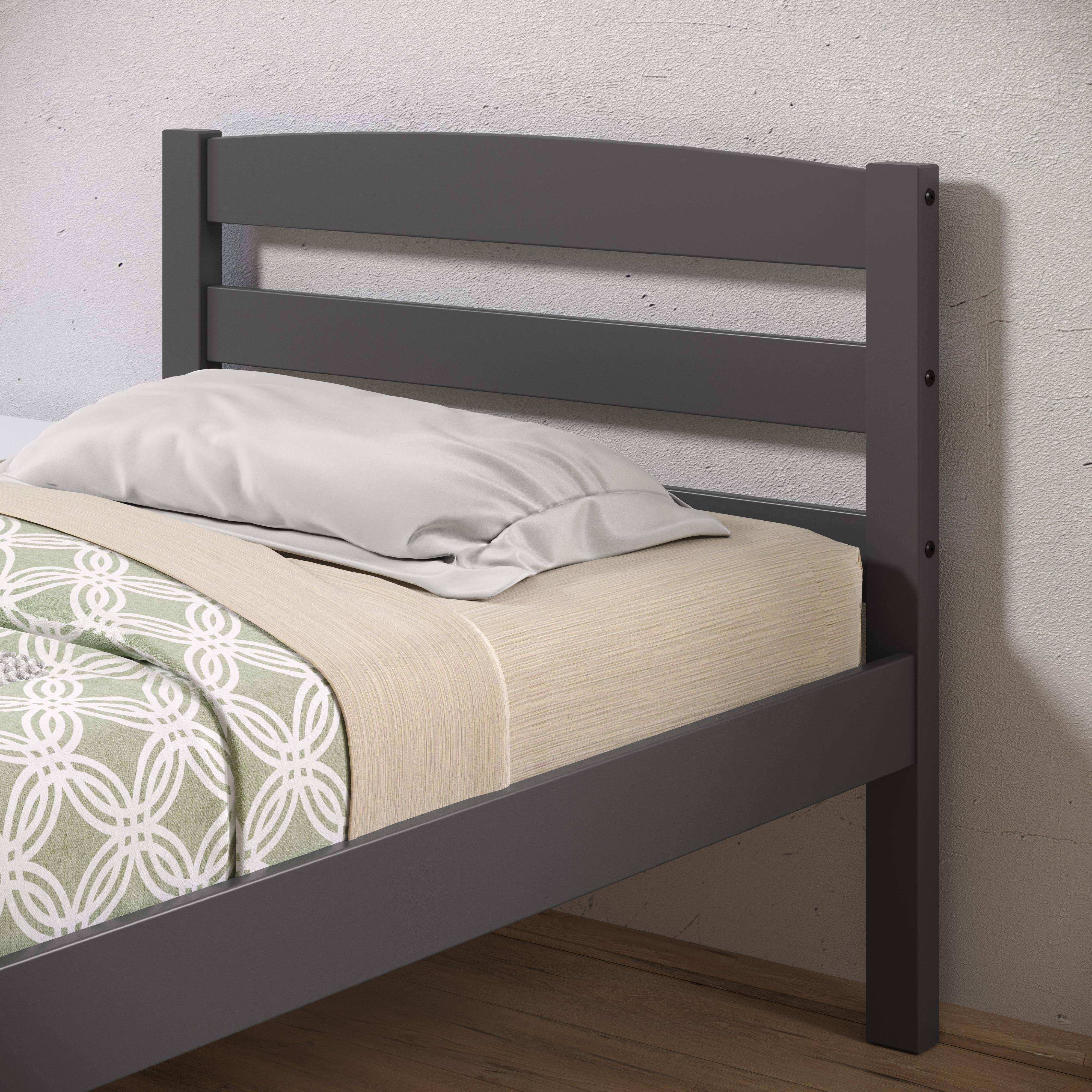  Donco Trading Company Econo Scandinavian 575-TDG Twin Bed - Dark Grey IMAGE 1