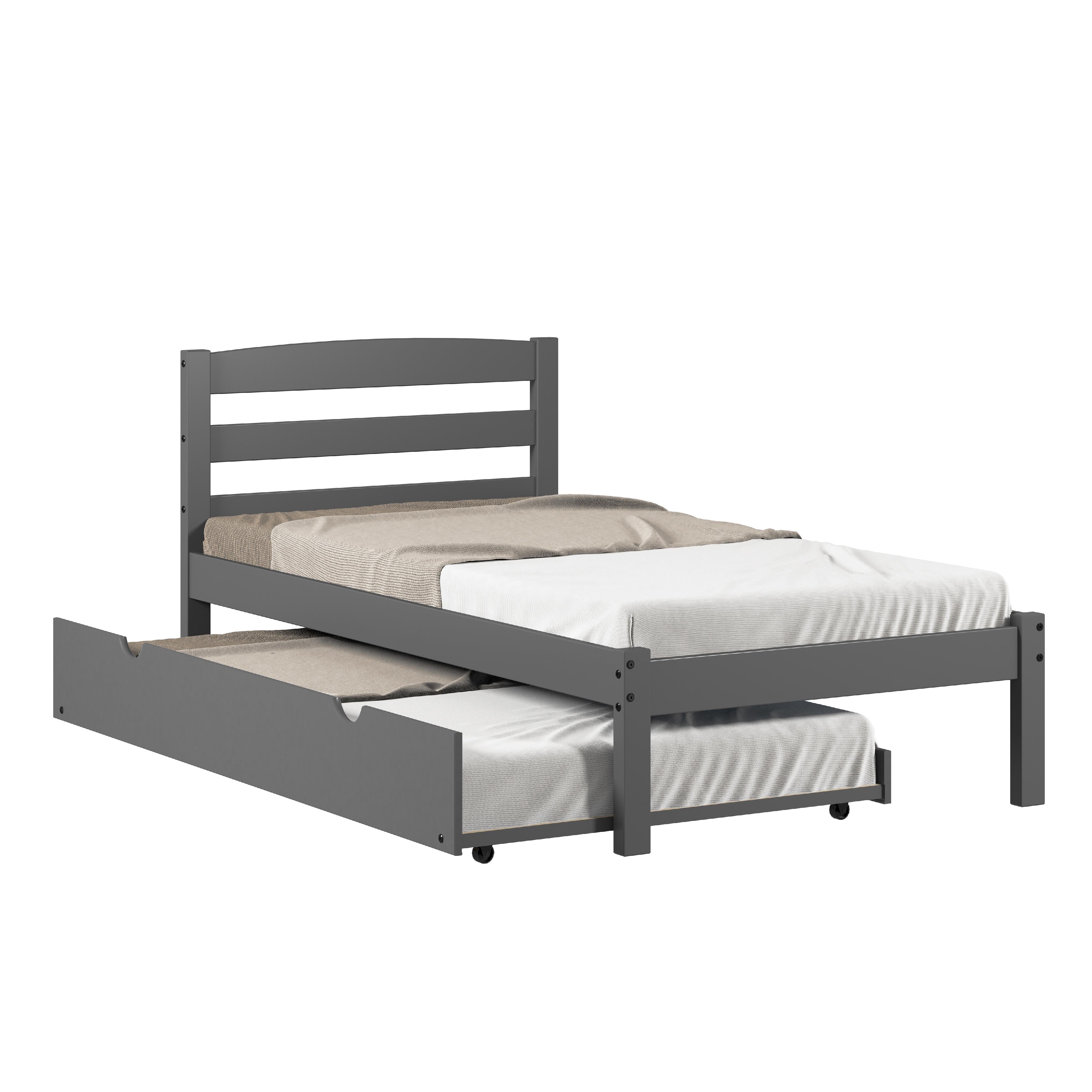  Donco Trading Company Econo Scandinavian 575-TDG_503-DG Twin Bed with Twin Trundle - Dark Grey IMAGE 5