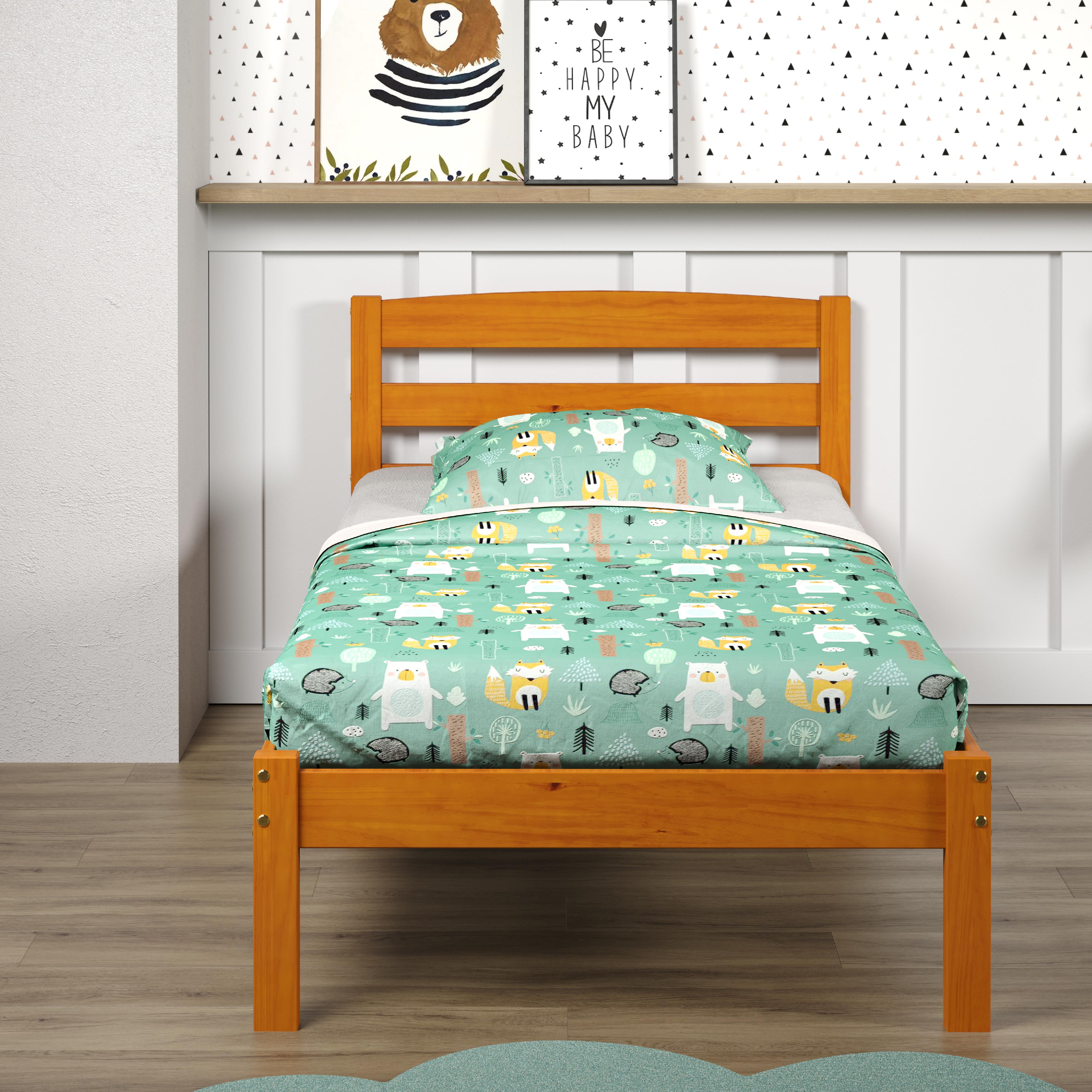  Donco Trading Company Econo Scandinavian 575-TH Twin Bed - Honey IMAGE 4
