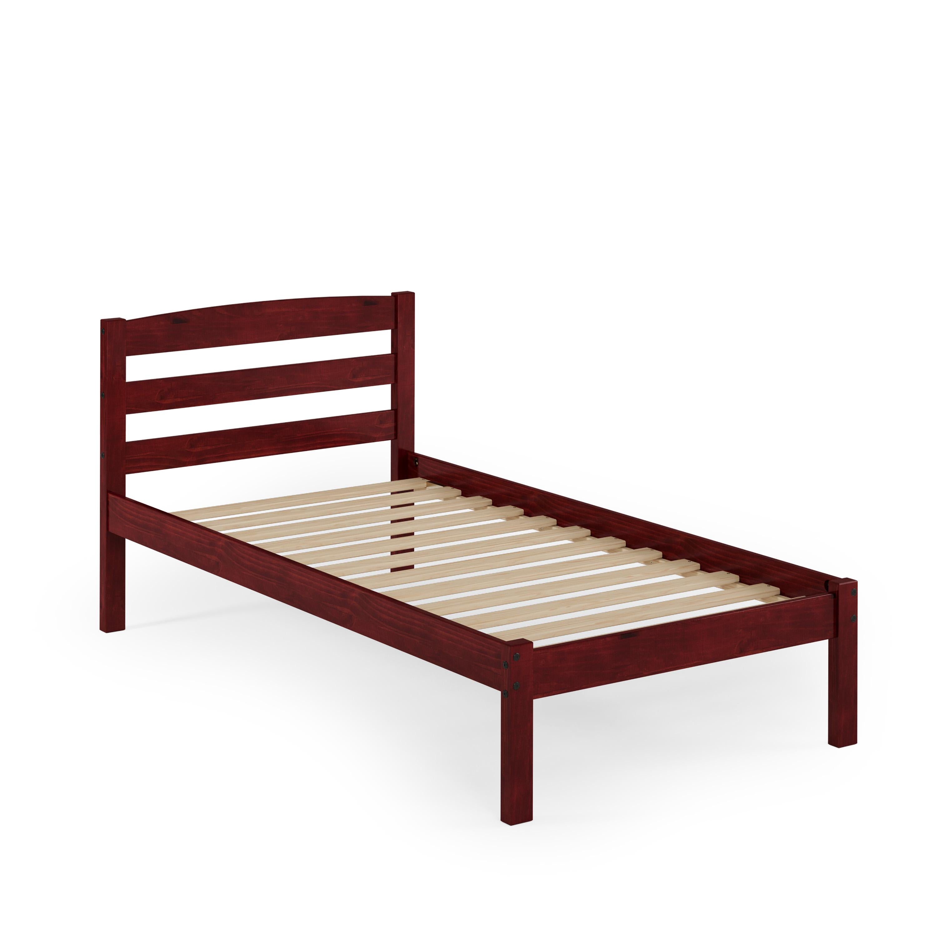  Donco Trading Company Econo Scandinavian 575-TM Twin Bed - Merlot IMAGE 2
