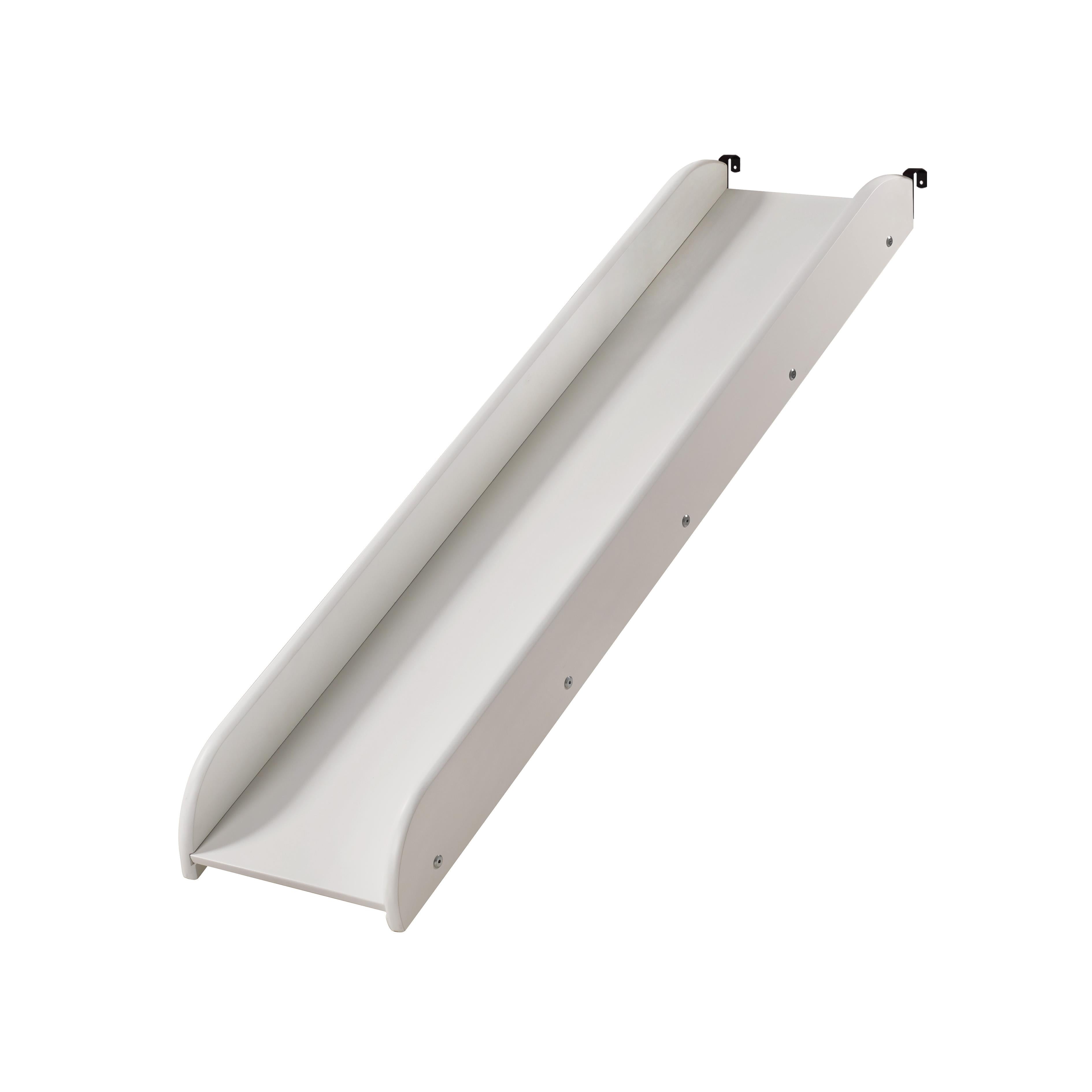  Donco Trading Company 785-W Low Loft Slide - White IMAGE 1