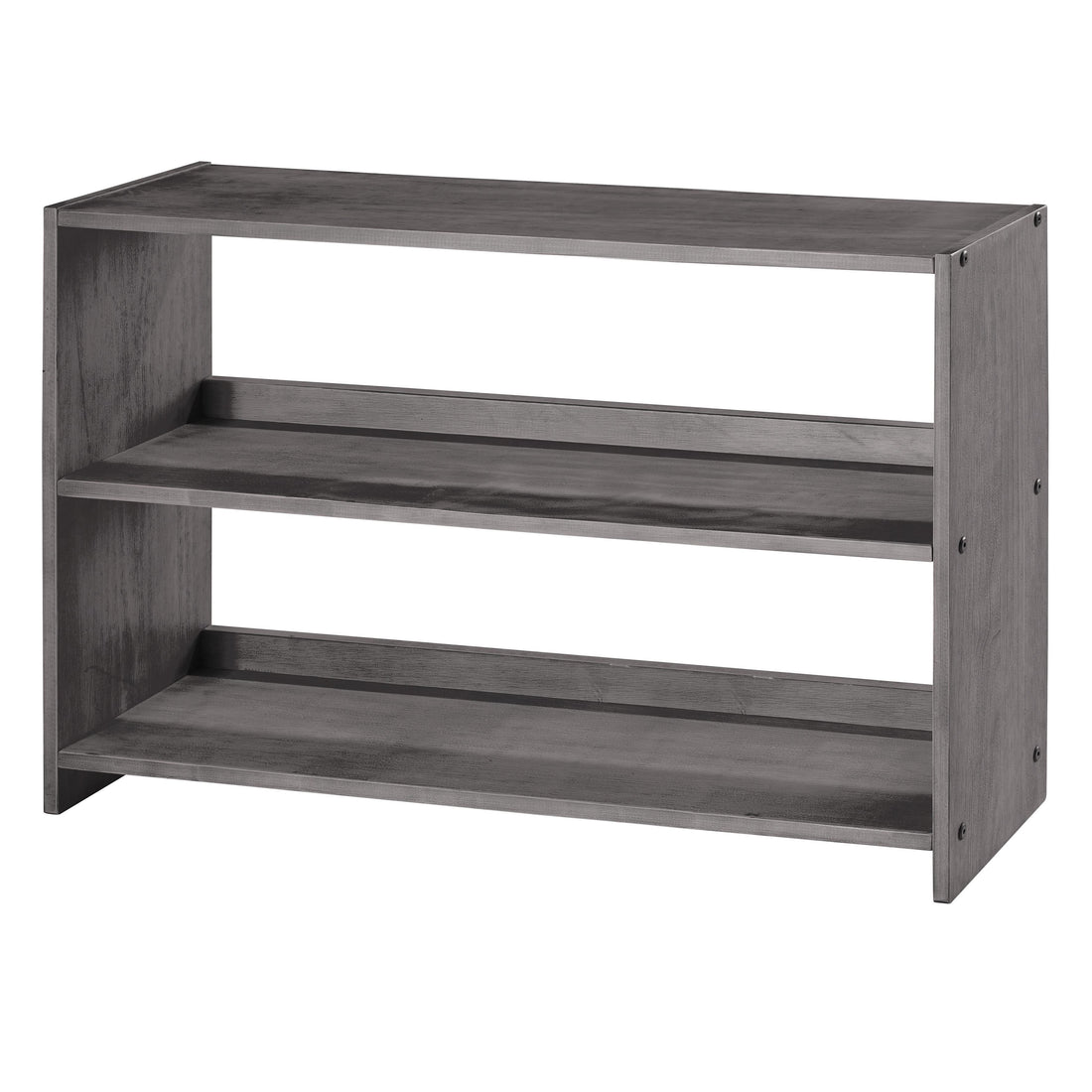  Donco Trading Company Louver 790-DAG Bookcase - Antique Grey IMAGE 1