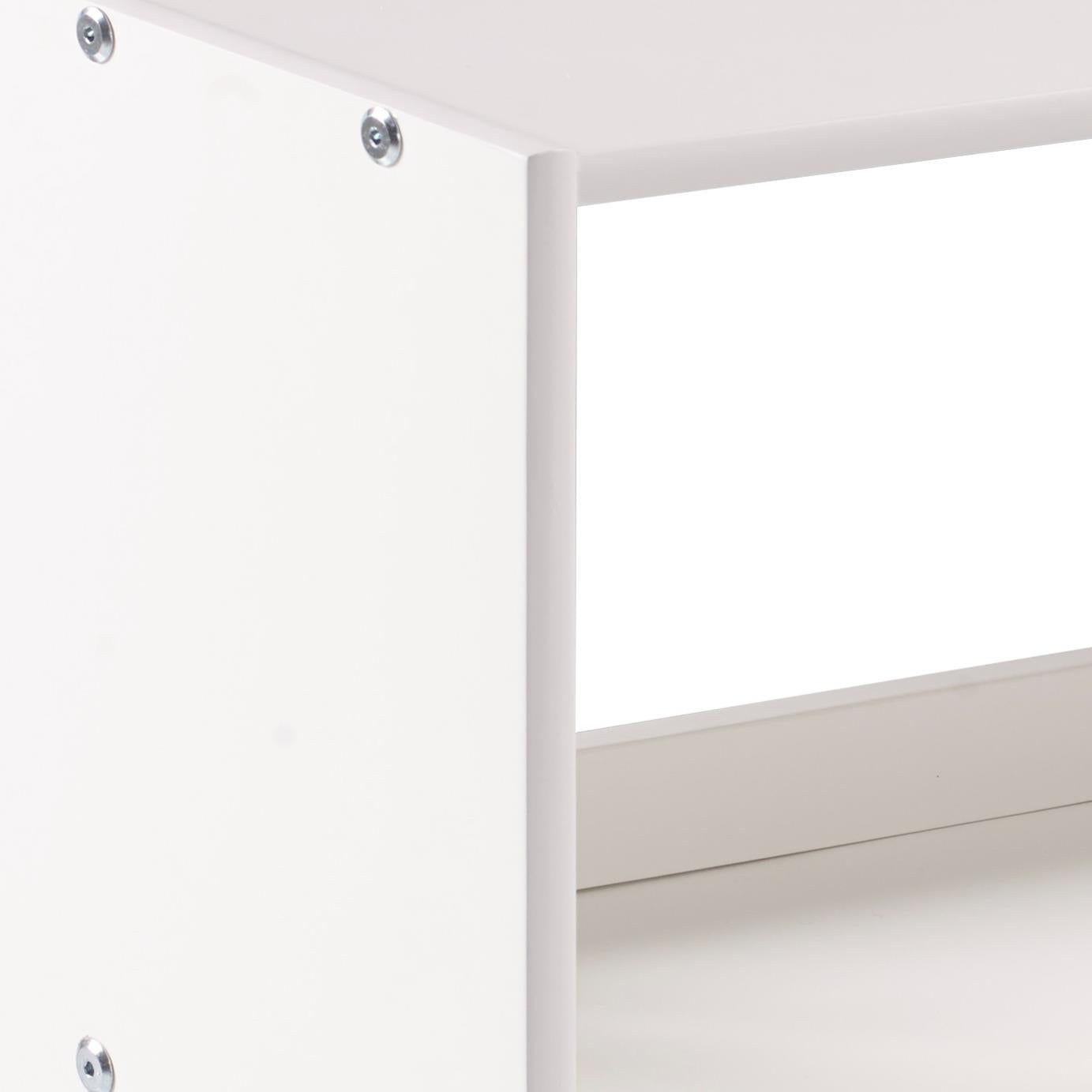  Donco Trading Company Louver 790-DW Bookcase - White IMAGE 2
