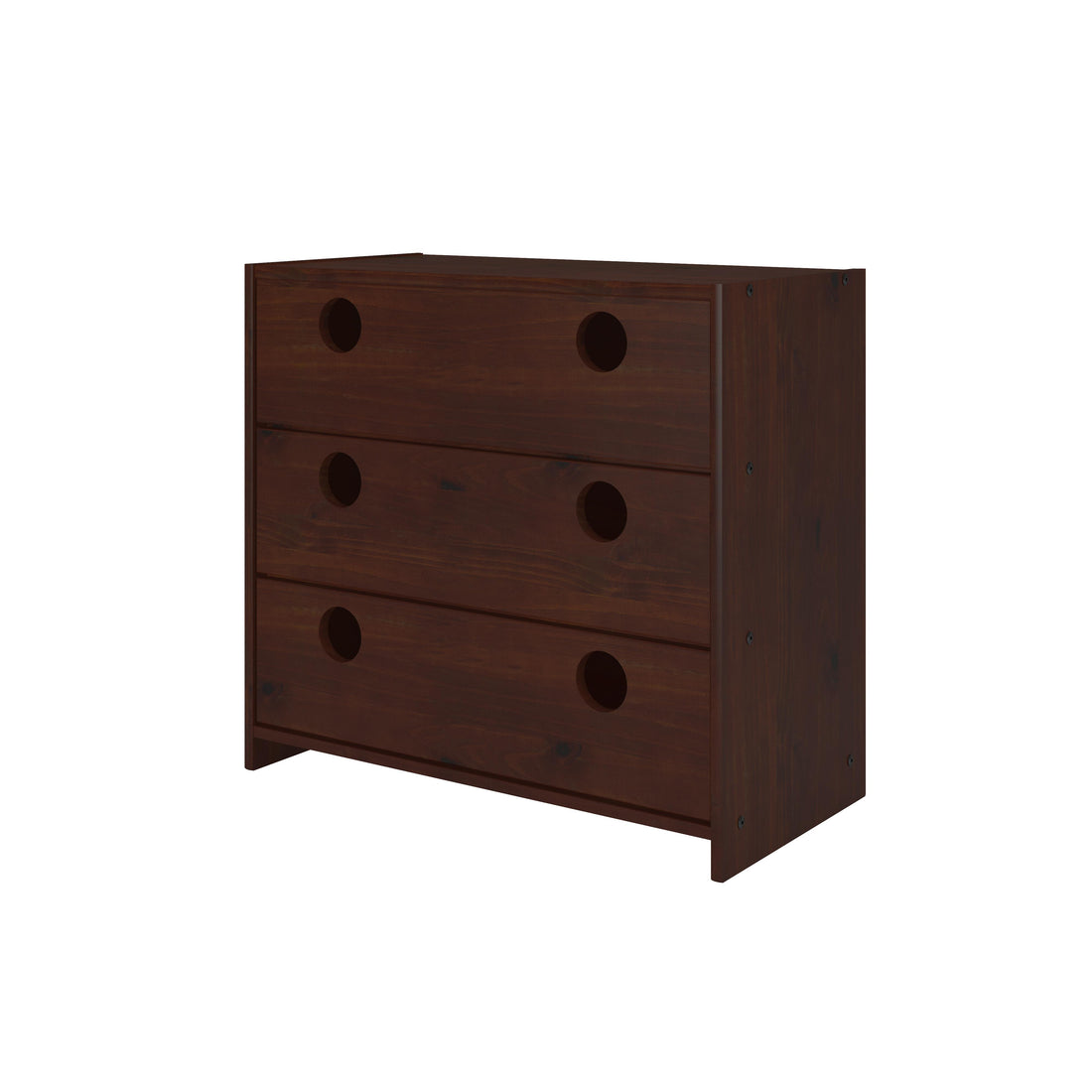  Donco Trading Company Circles 780B-TCP 3 Drawer Chest - Dark Cappuccino IMAGE 1