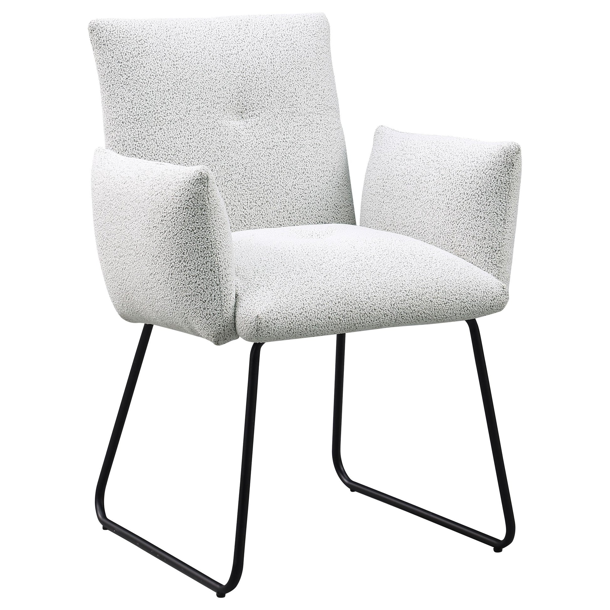  Coaster Furniture Ackland 108492 pholstered Dining Side Chair - Light Grey IMAGE 1